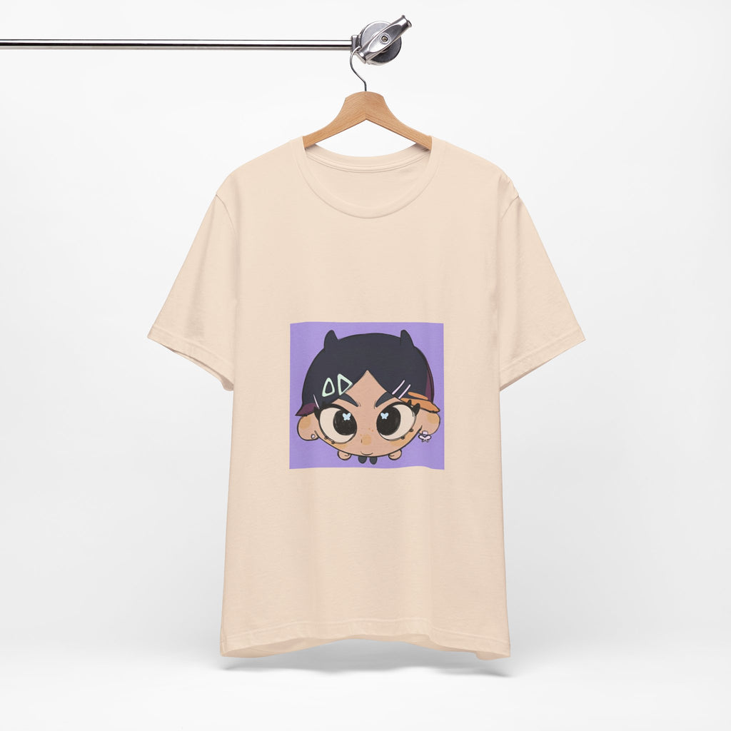 Anime Chibi Face T‑Shirt