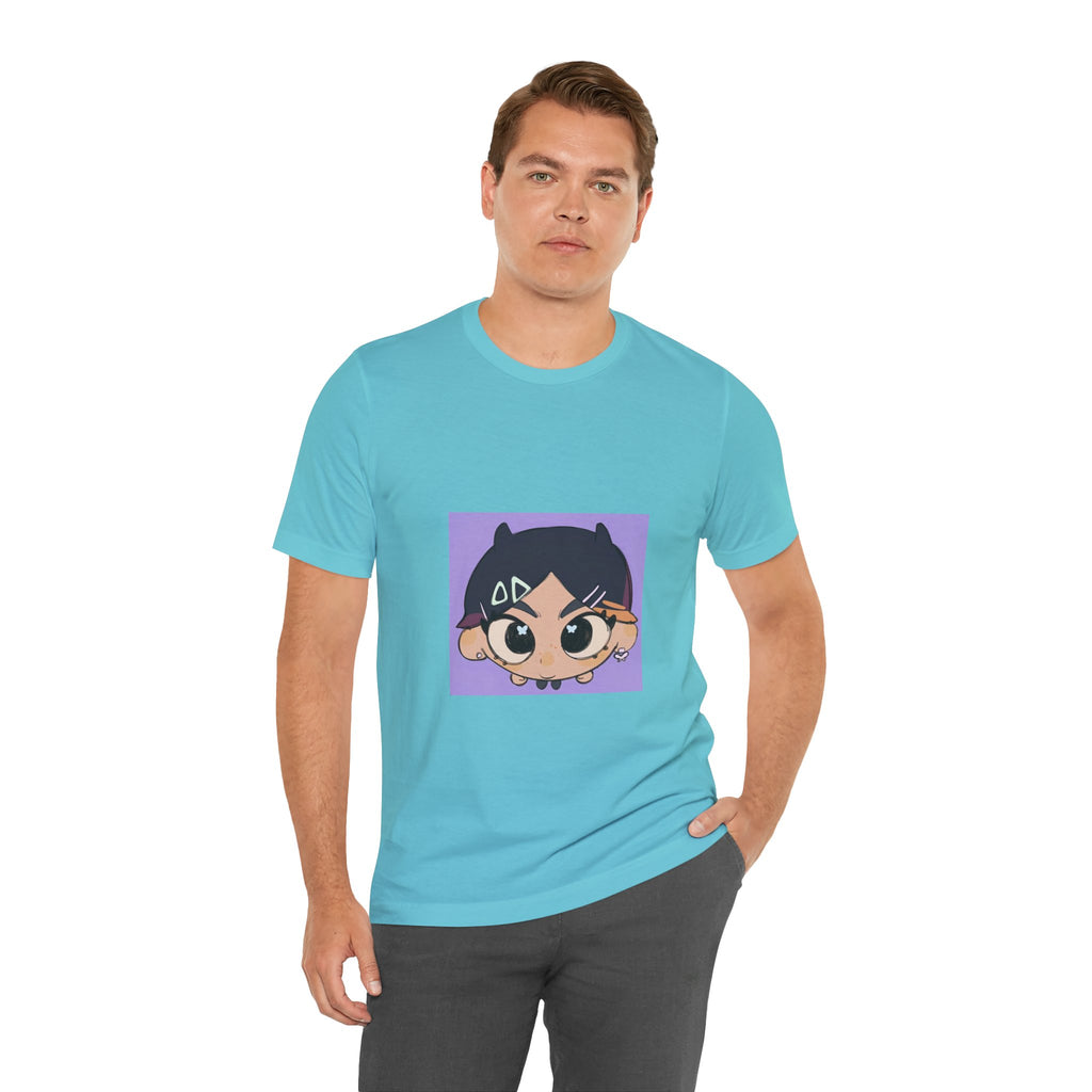Anime Chibi Face T‑Shirt