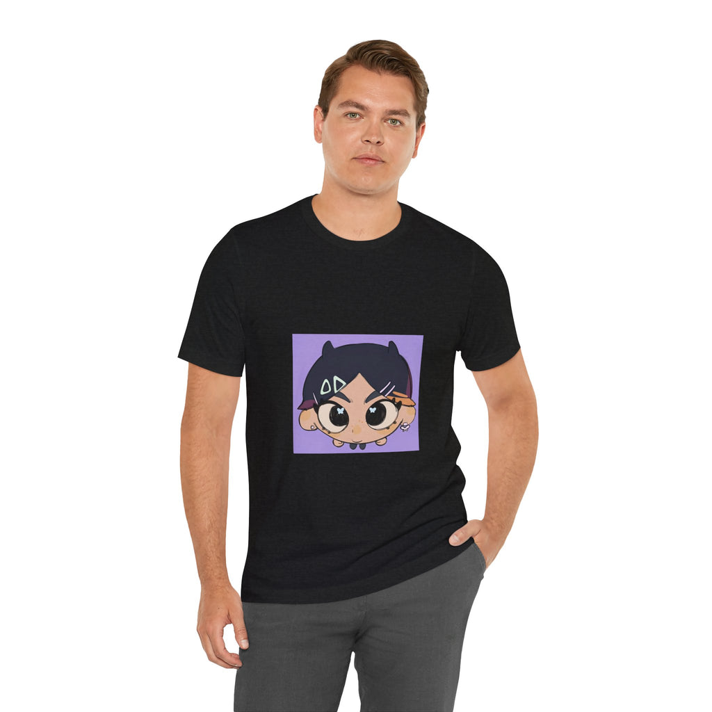 Anime Chibi Face T‑Shirt