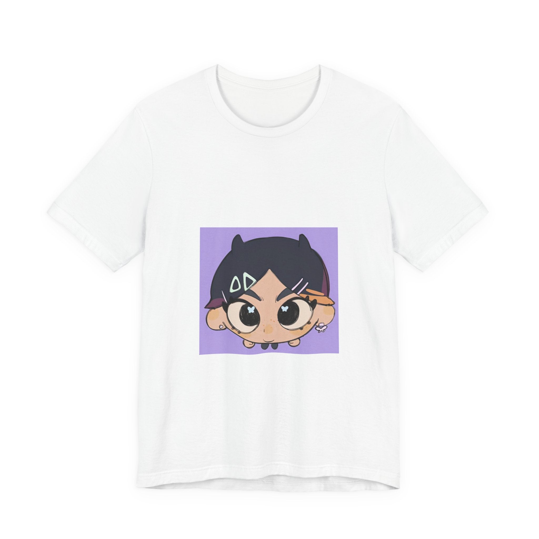 Anime Chibi Face T‑Shirt