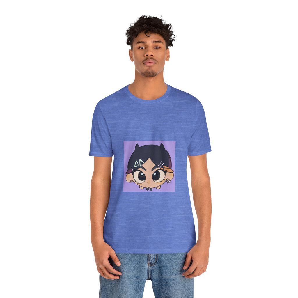 Anime Chibi Face T‑Shirt