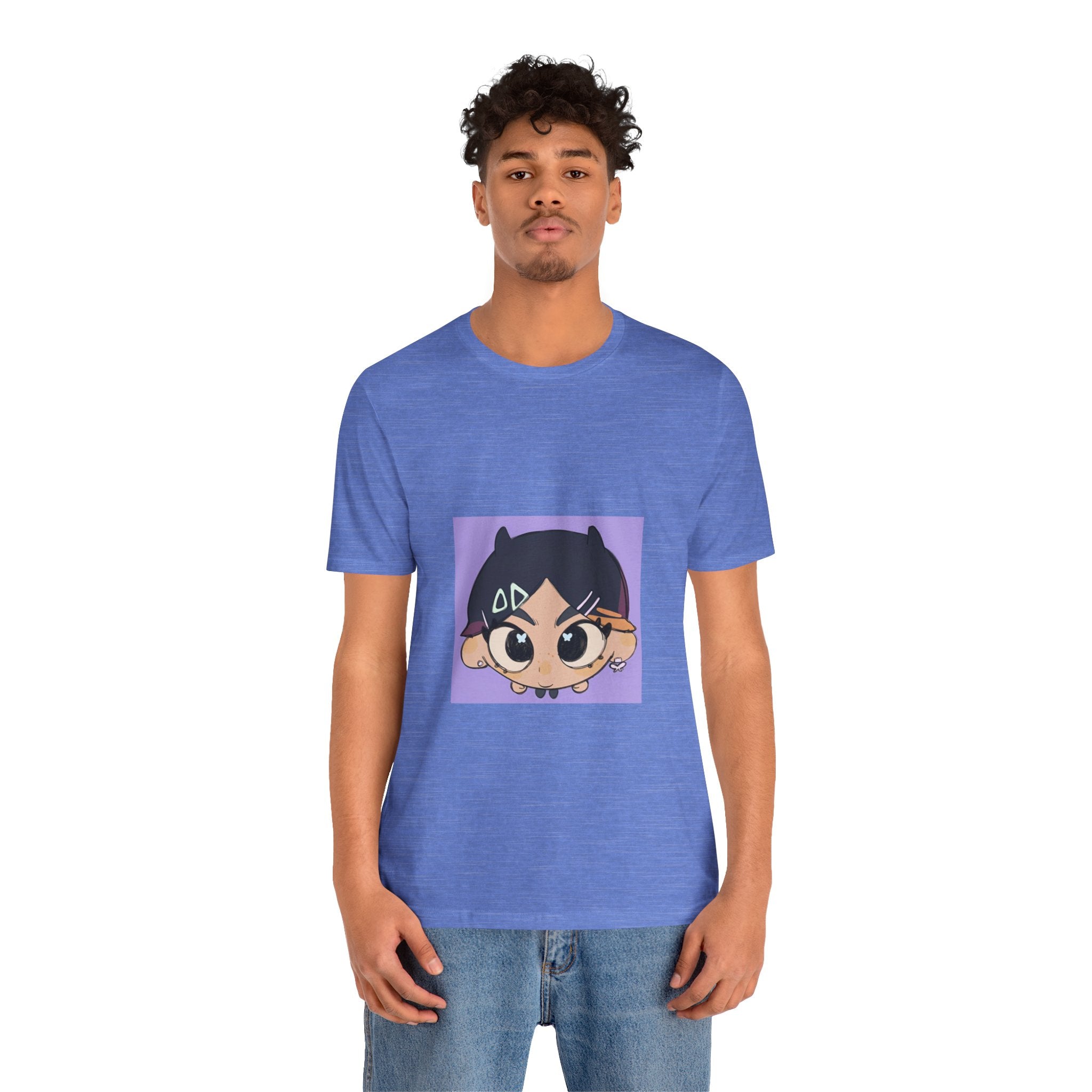Anime Chibi Face T‑Shirt