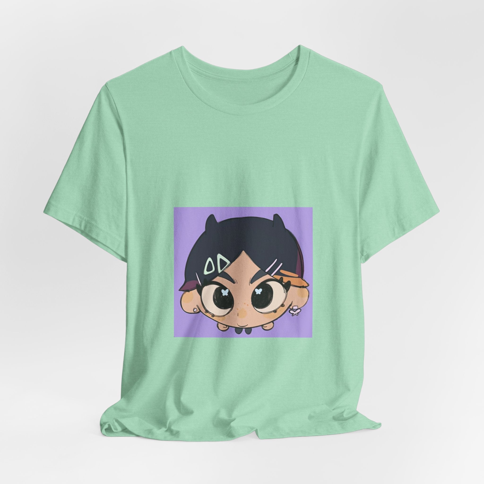 Anime Chibi Face T‑Shirt