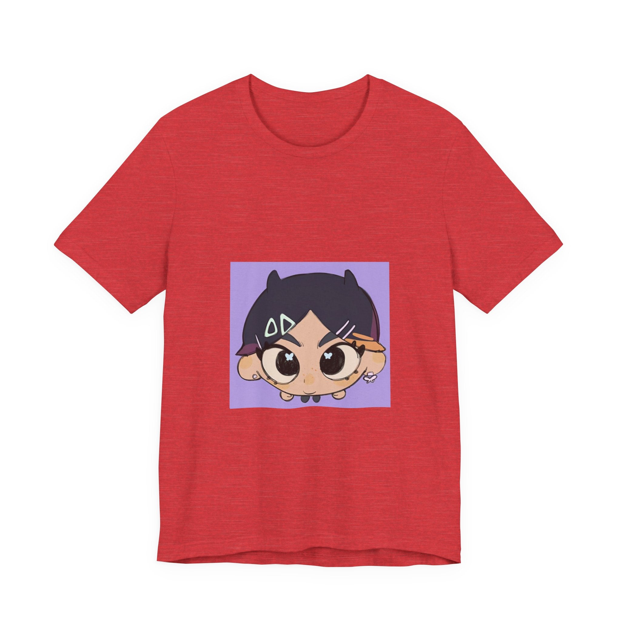 Anime Chibi Face T‑Shirt