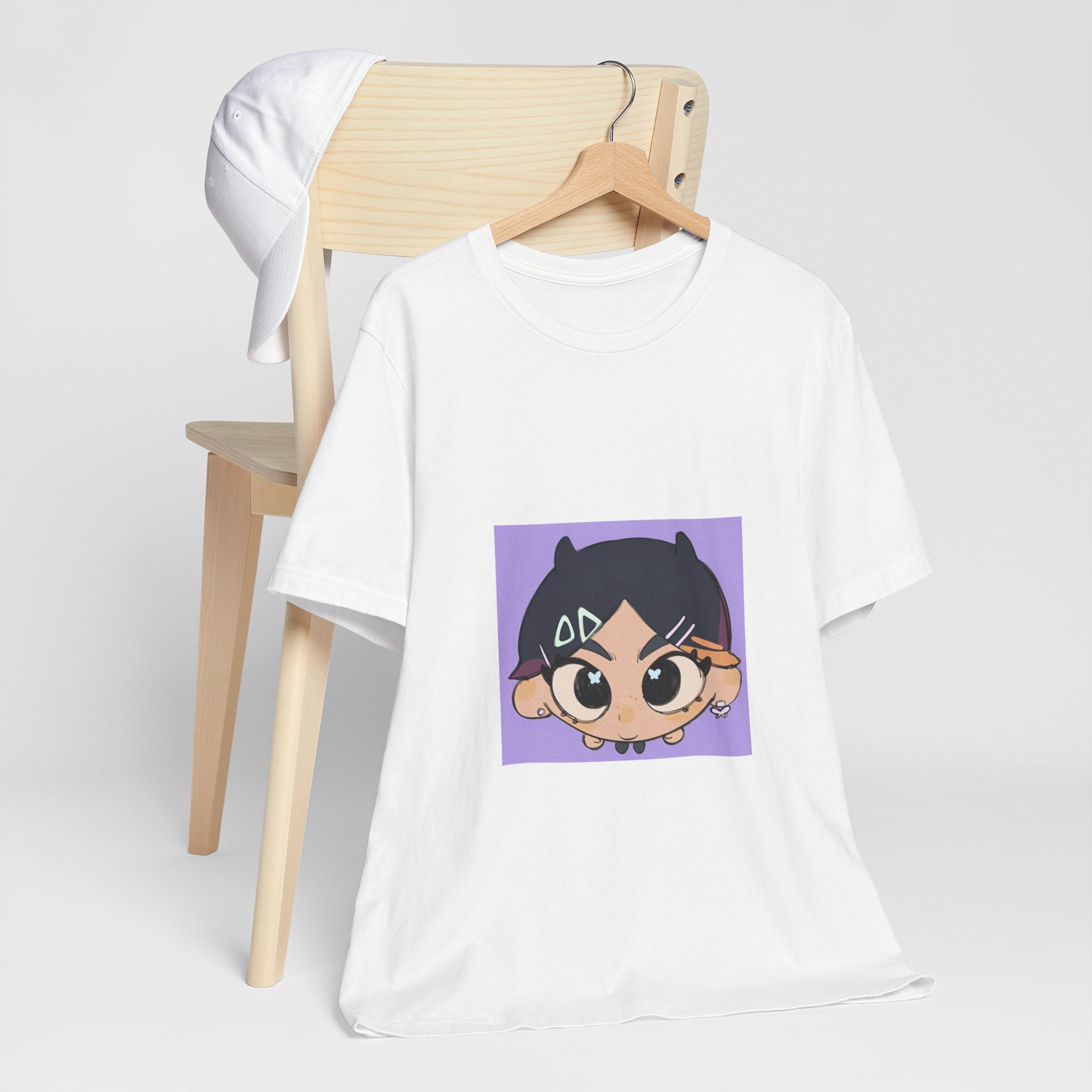Anime Chibi Face T‑Shirt