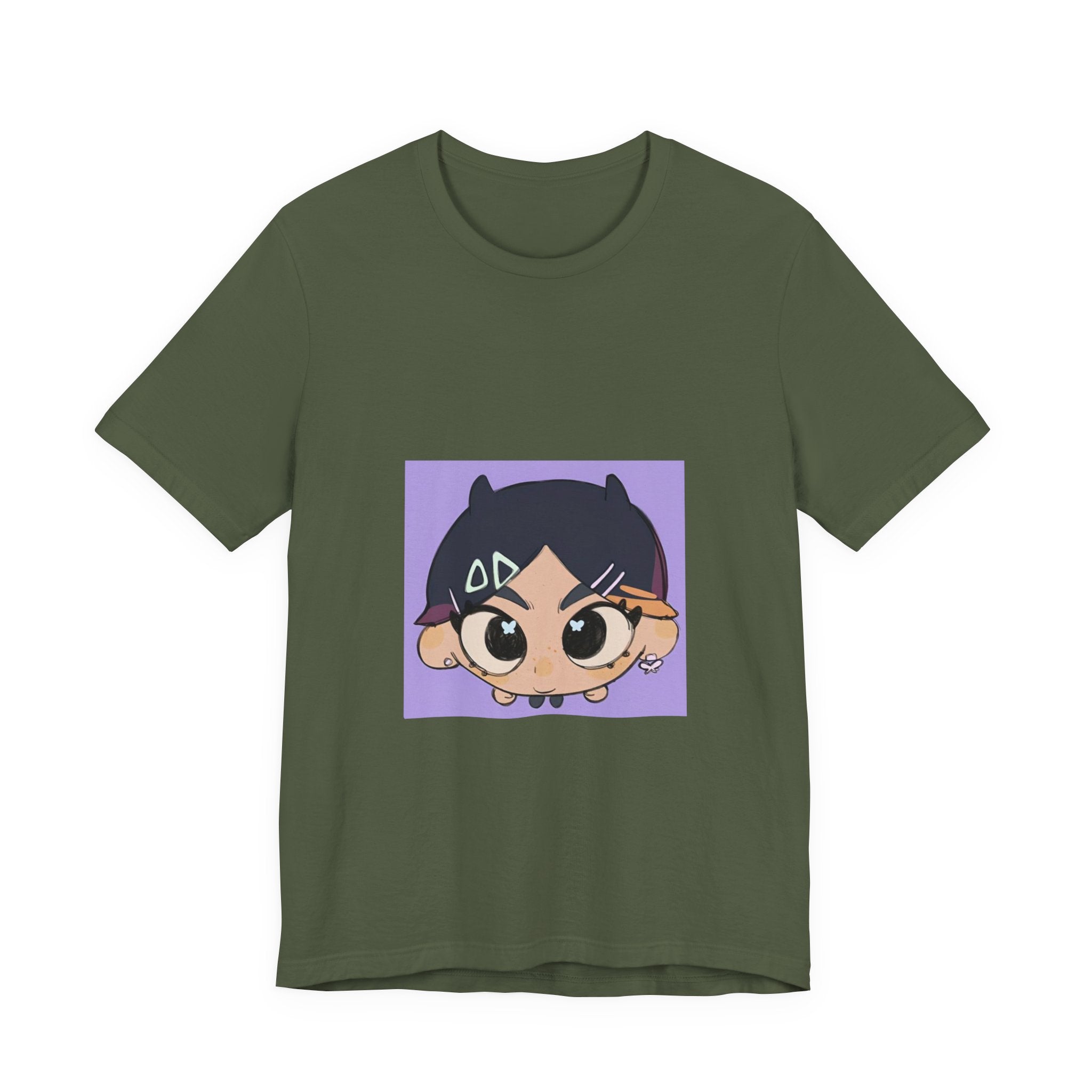 Anime Chibi Face T‑Shirt