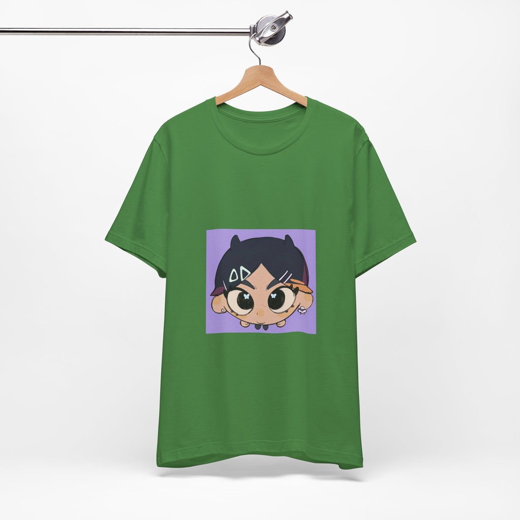 Anime Chibi Face T‑Shirt