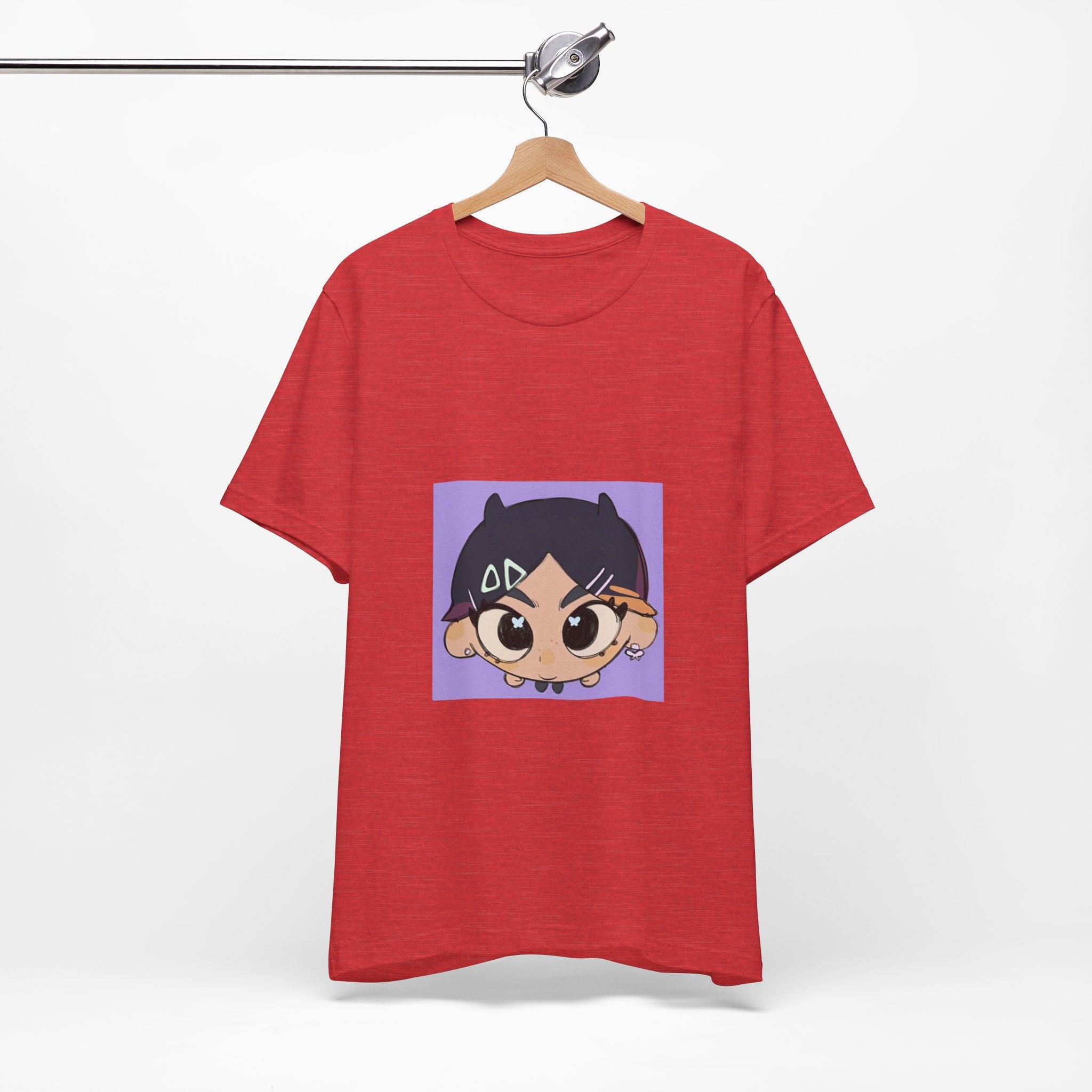 Anime Chibi Face T‑Shirt