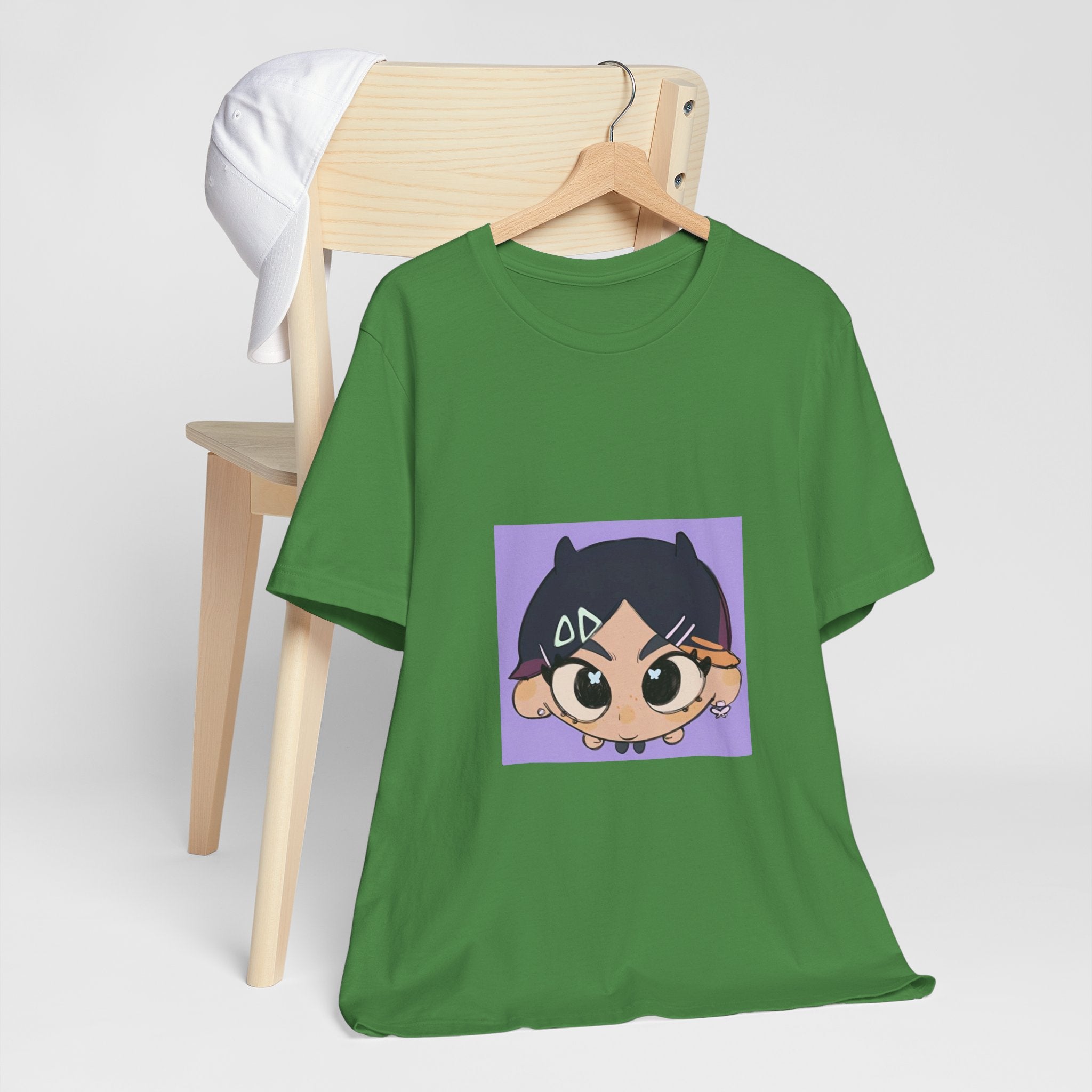 Anime Chibi Face T‑Shirt