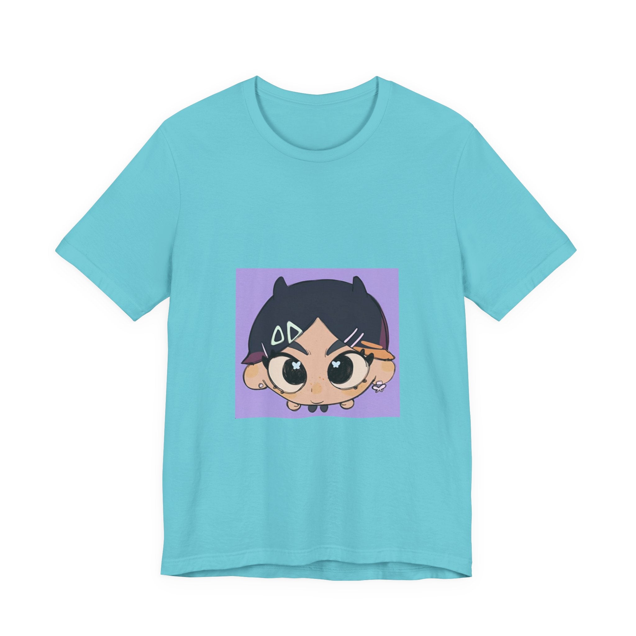 Anime Chibi Face T‑Shirt