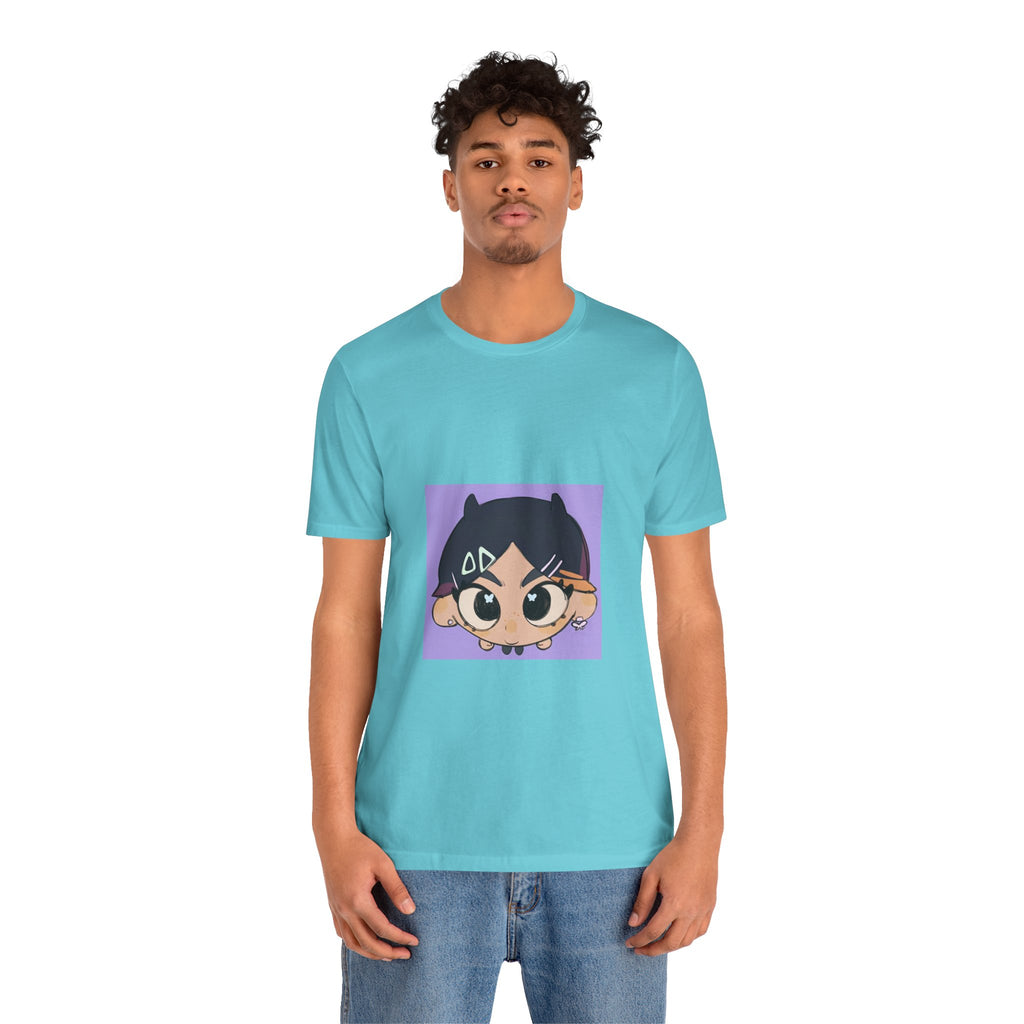 Anime Chibi Face T‑Shirt