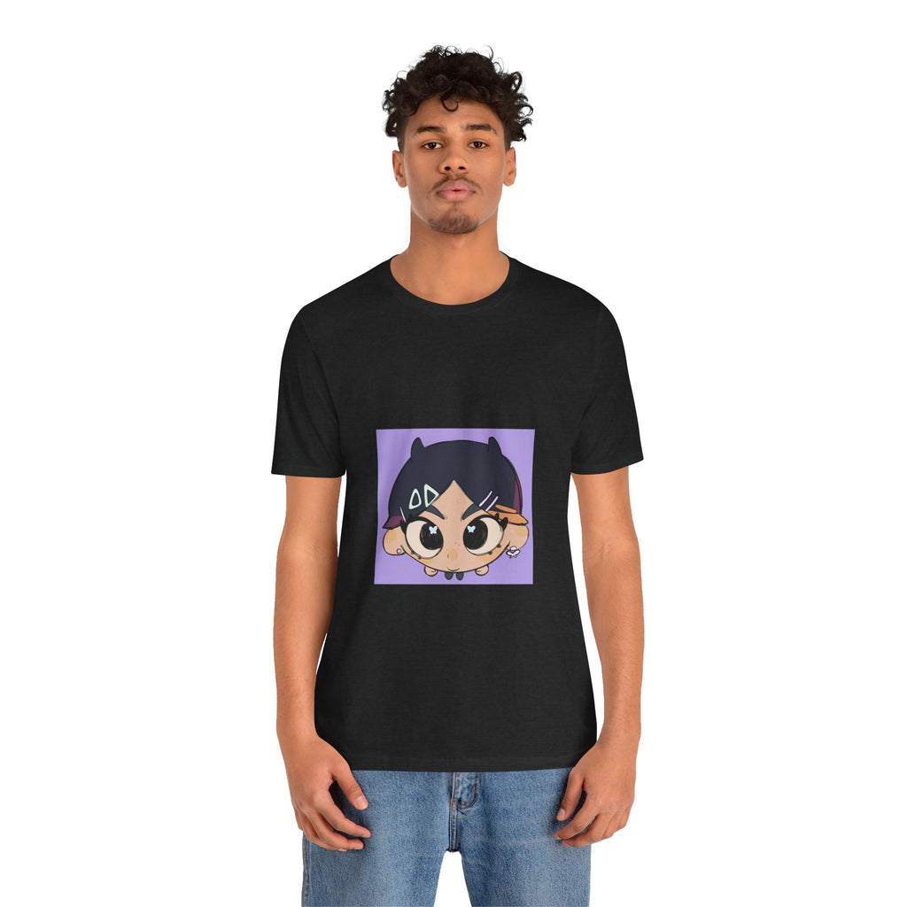 Anime Chibi Face T‑Shirt