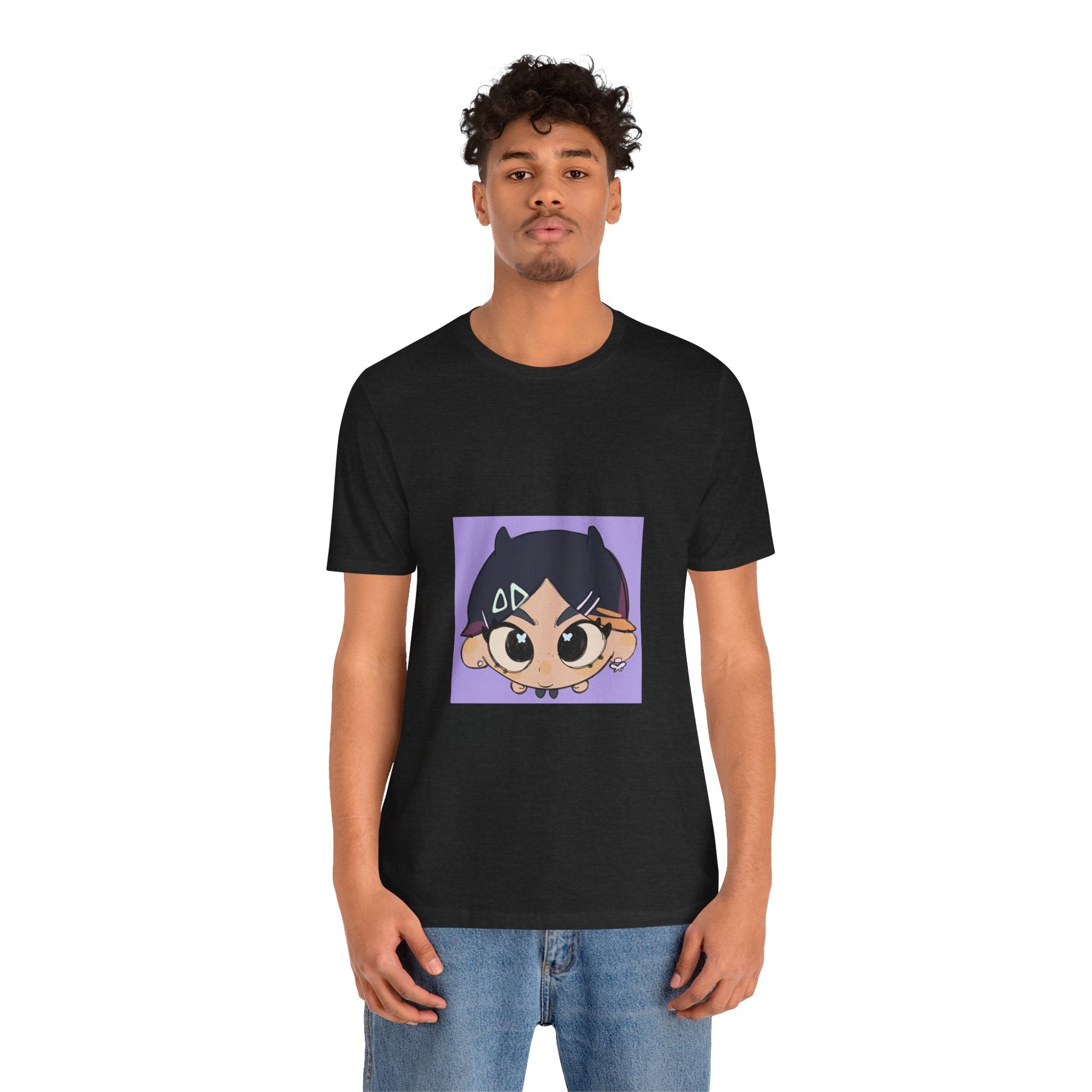 Anime Chibi Face T‑Shirt