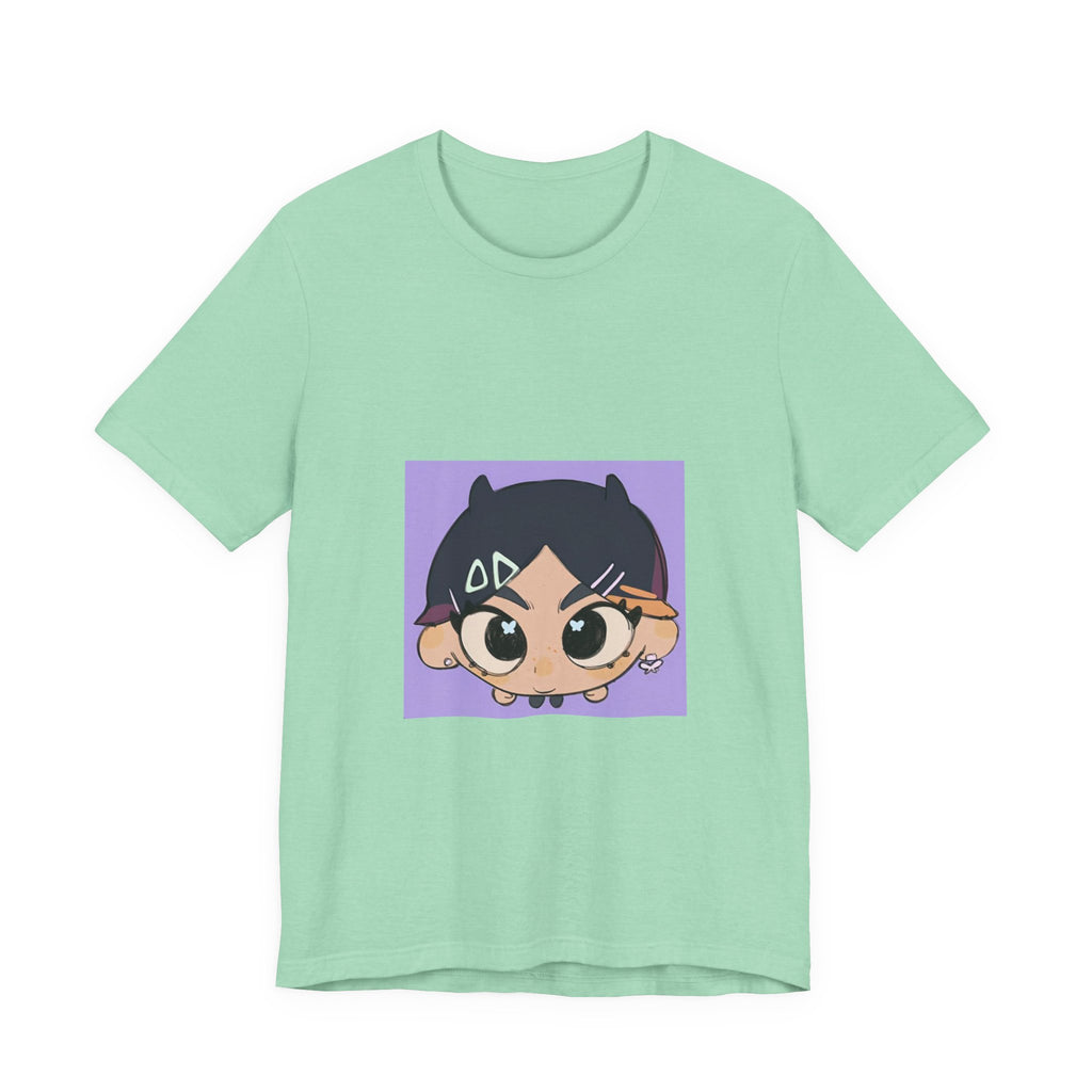 Anime Chibi Face T‑Shirt