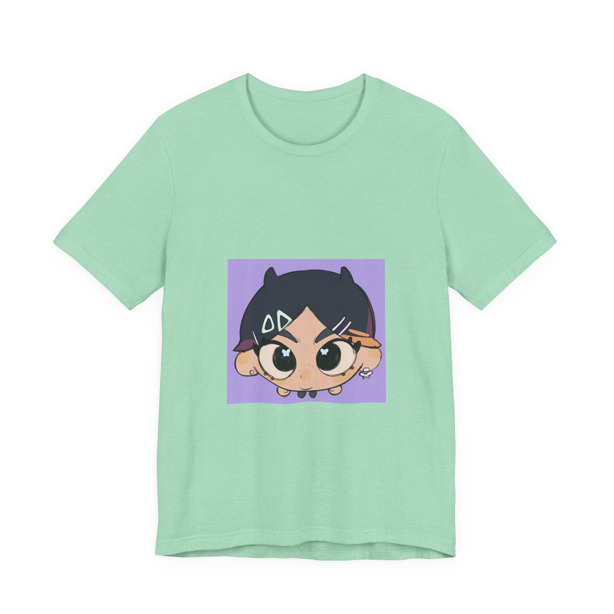 Anime Chibi Face T‑Shirt