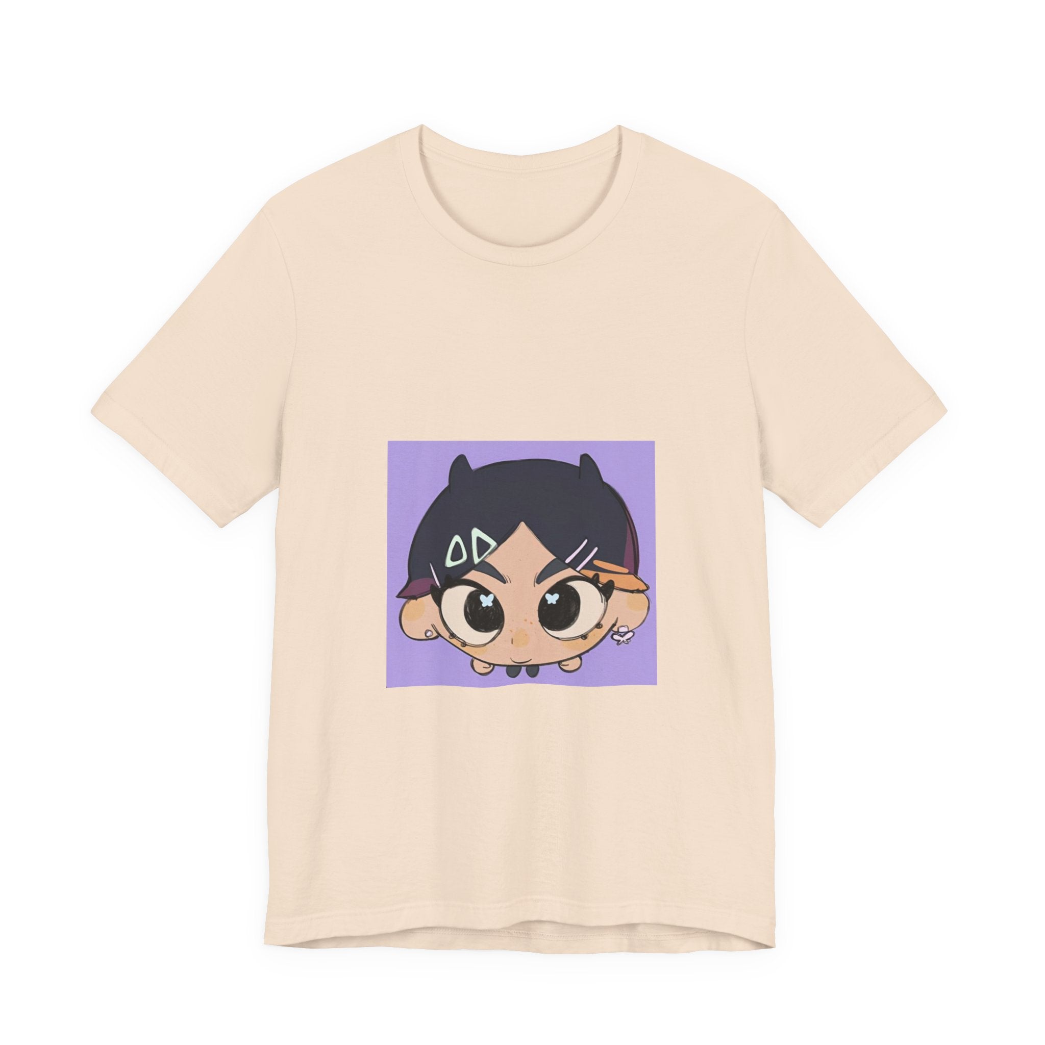 Anime Chibi Face T‑Shirt