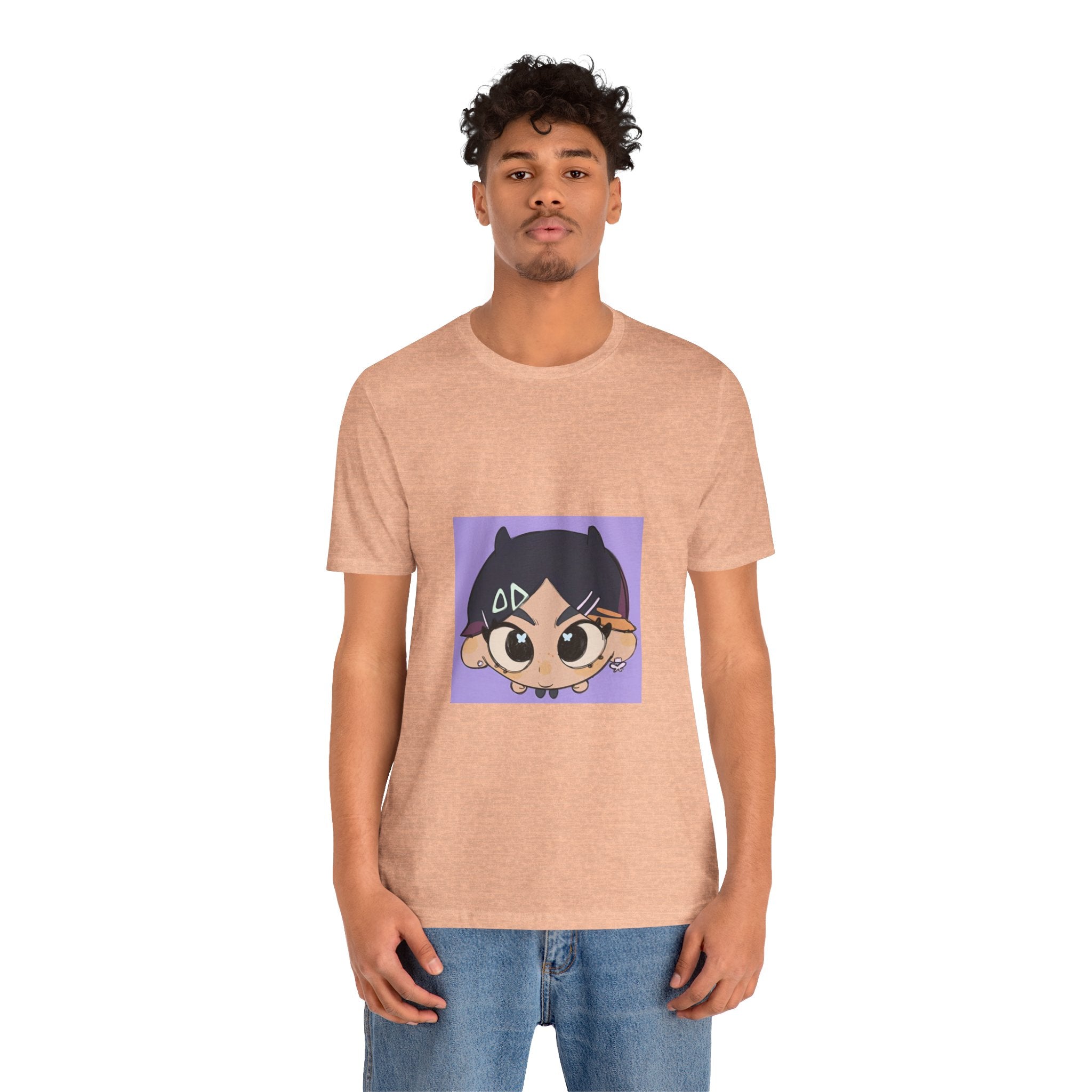 Anime Chibi Face T‑Shirt