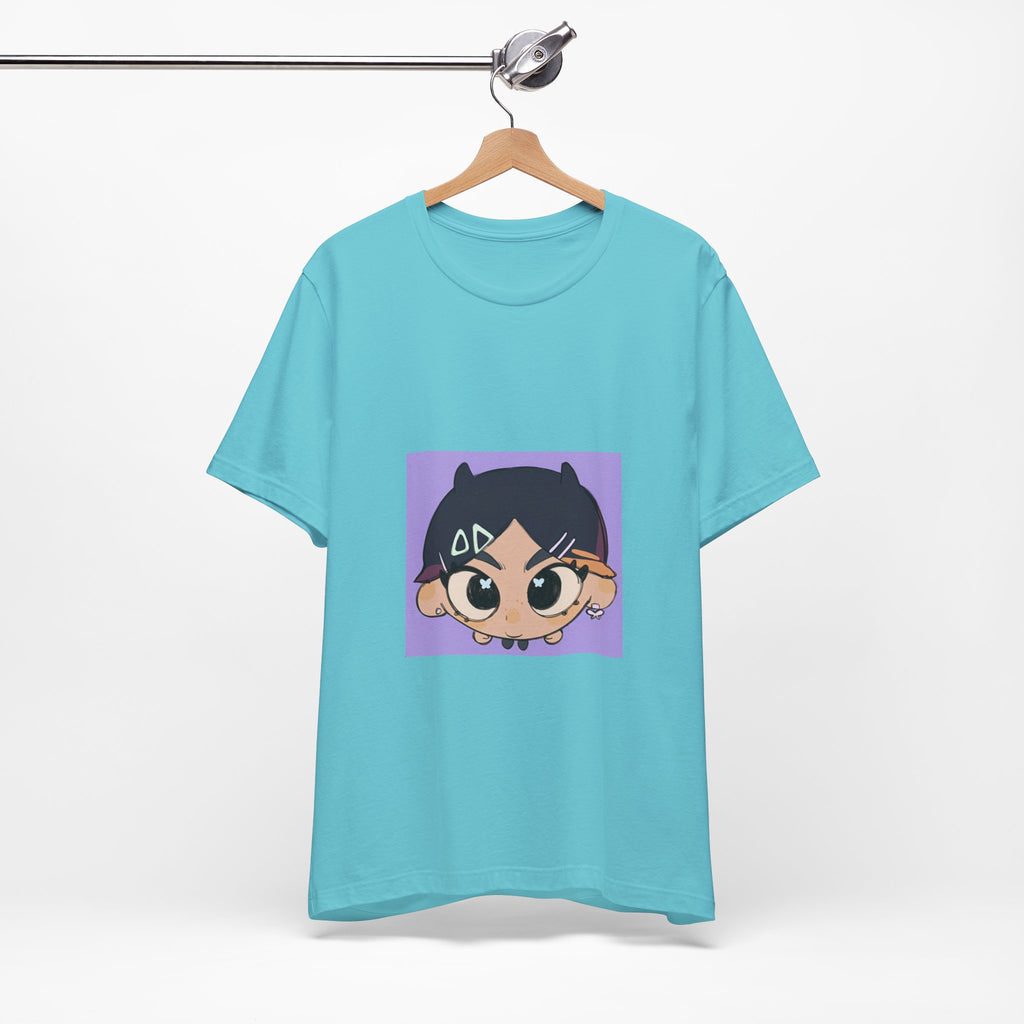 Anime Chibi Face T‑Shirt