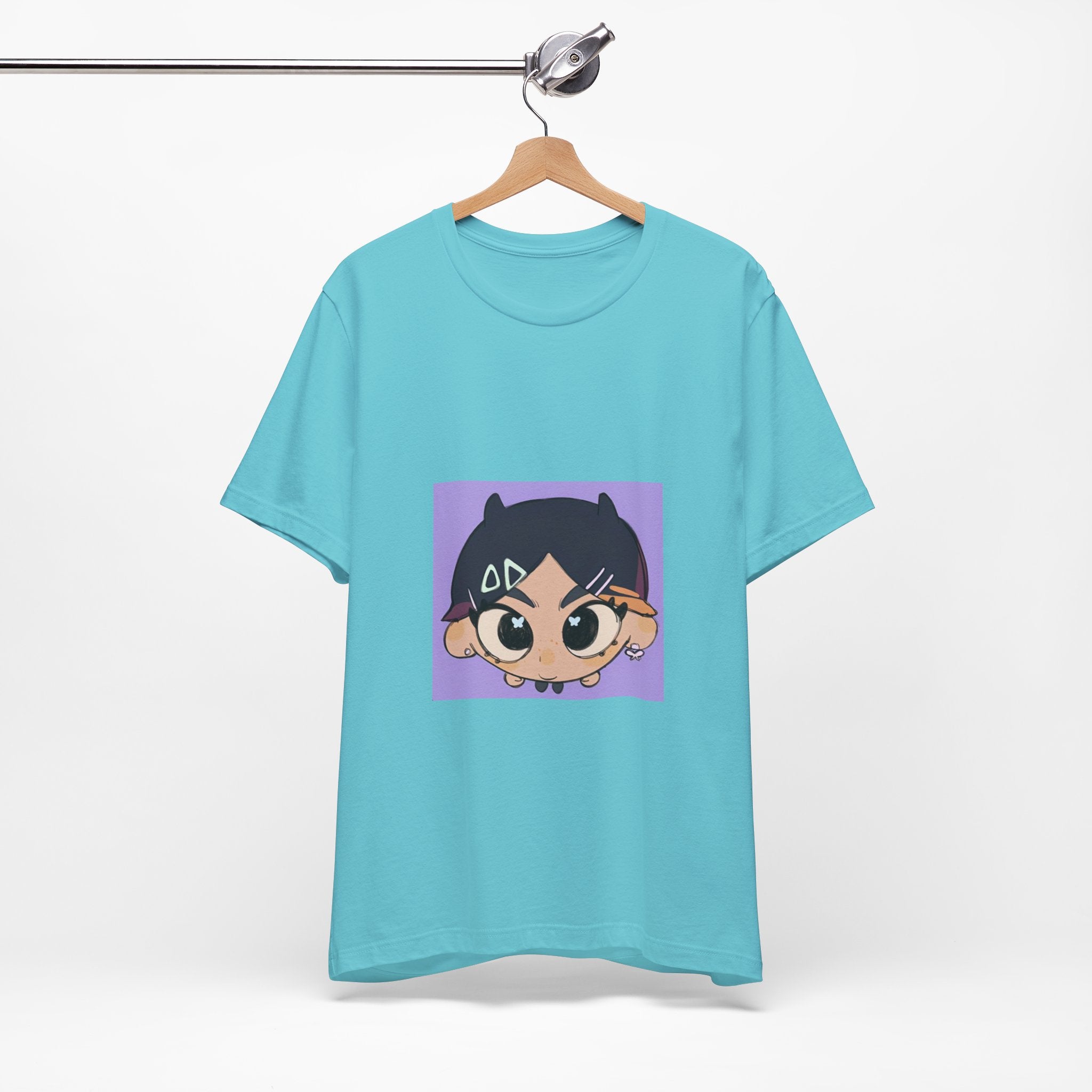 Anime Chibi Face T‑Shirt