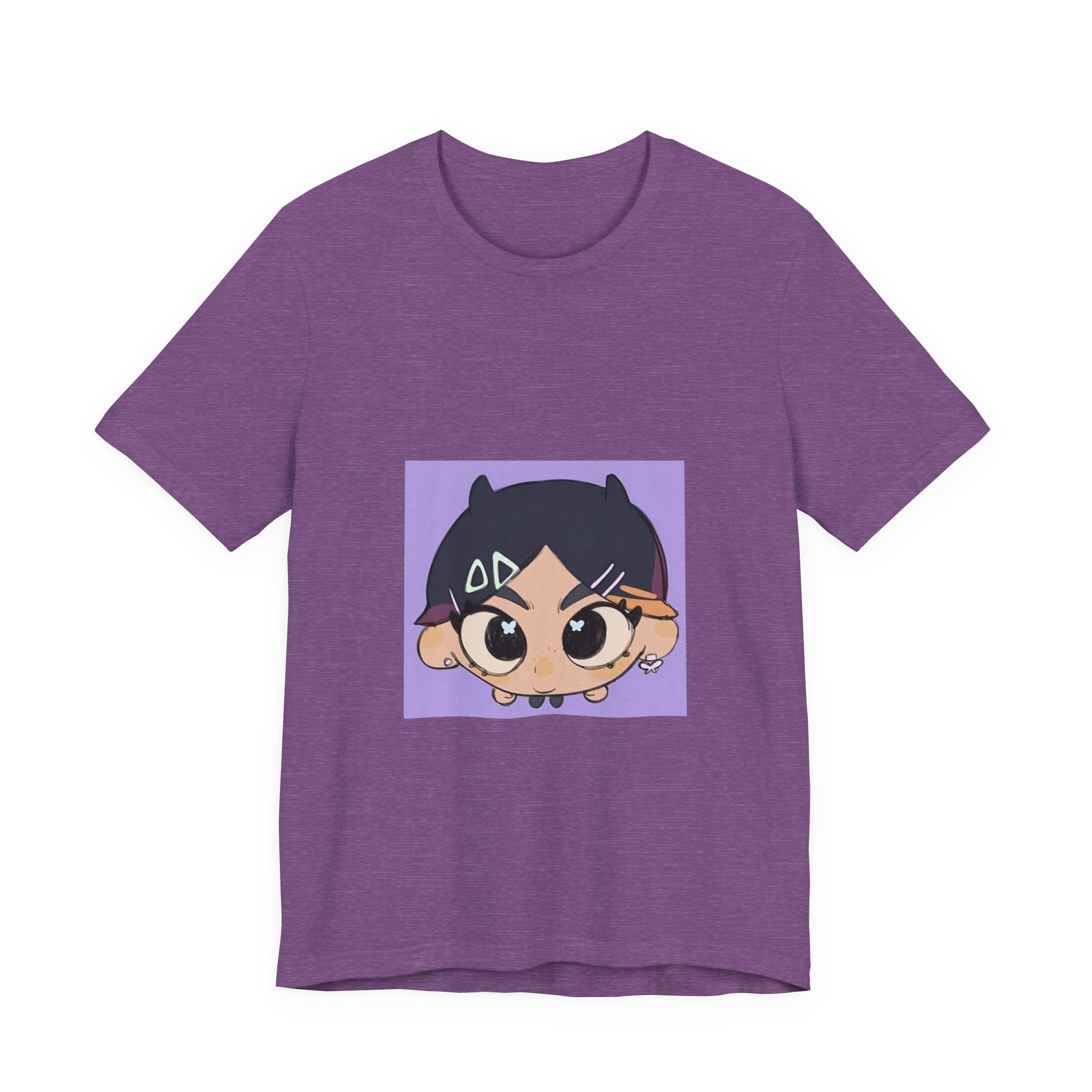 Anime Chibi Face T‑Shirt