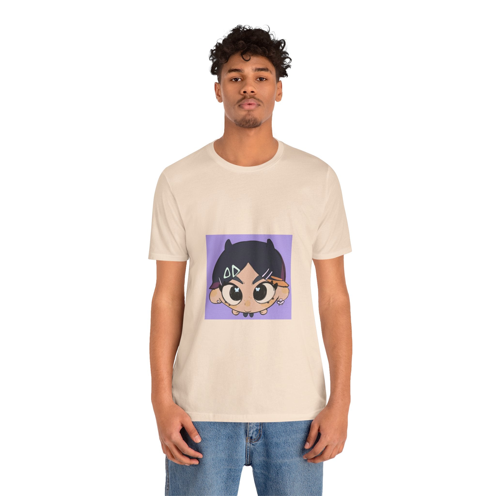 Anime Chibi Face T‑Shirt