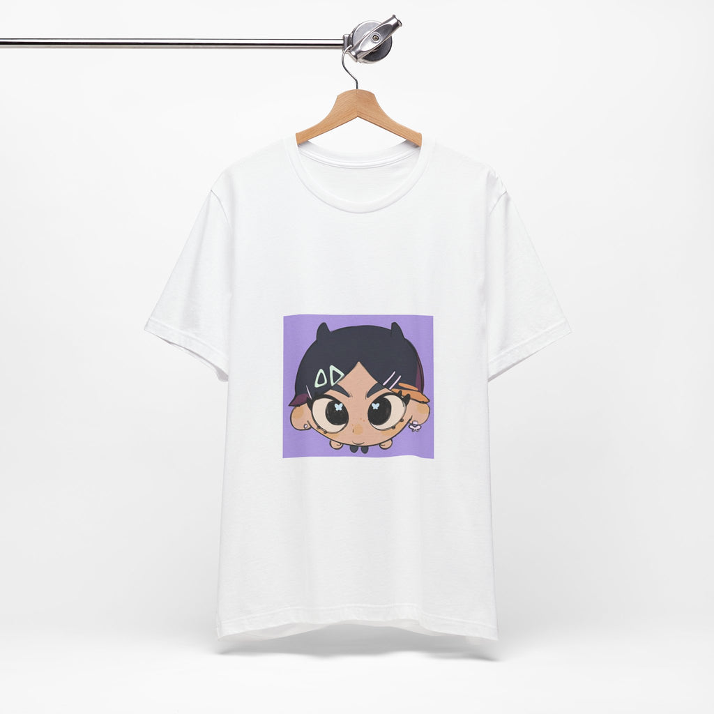 Anime Chibi Face T‑Shirt