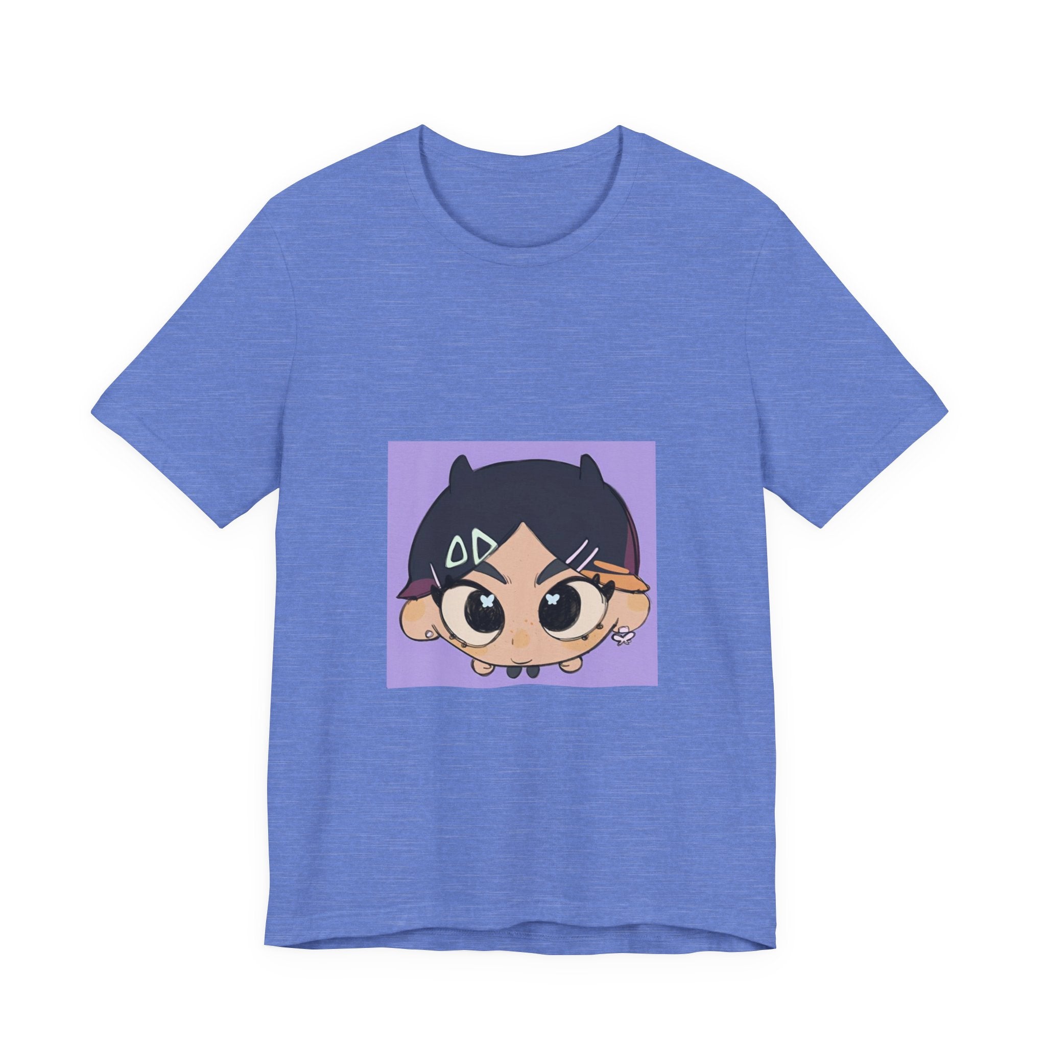Anime Chibi Face T‑Shirt