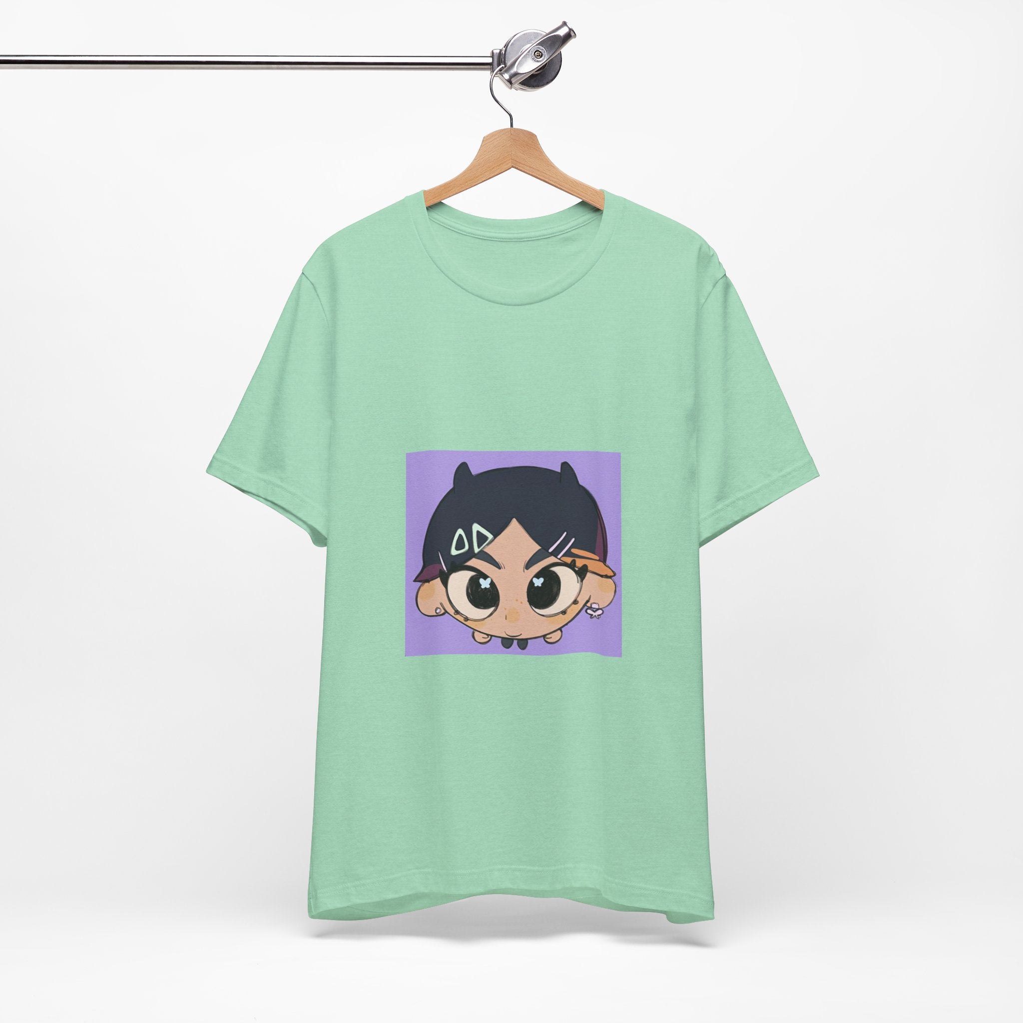 Anime Chibi Face T‑Shirt