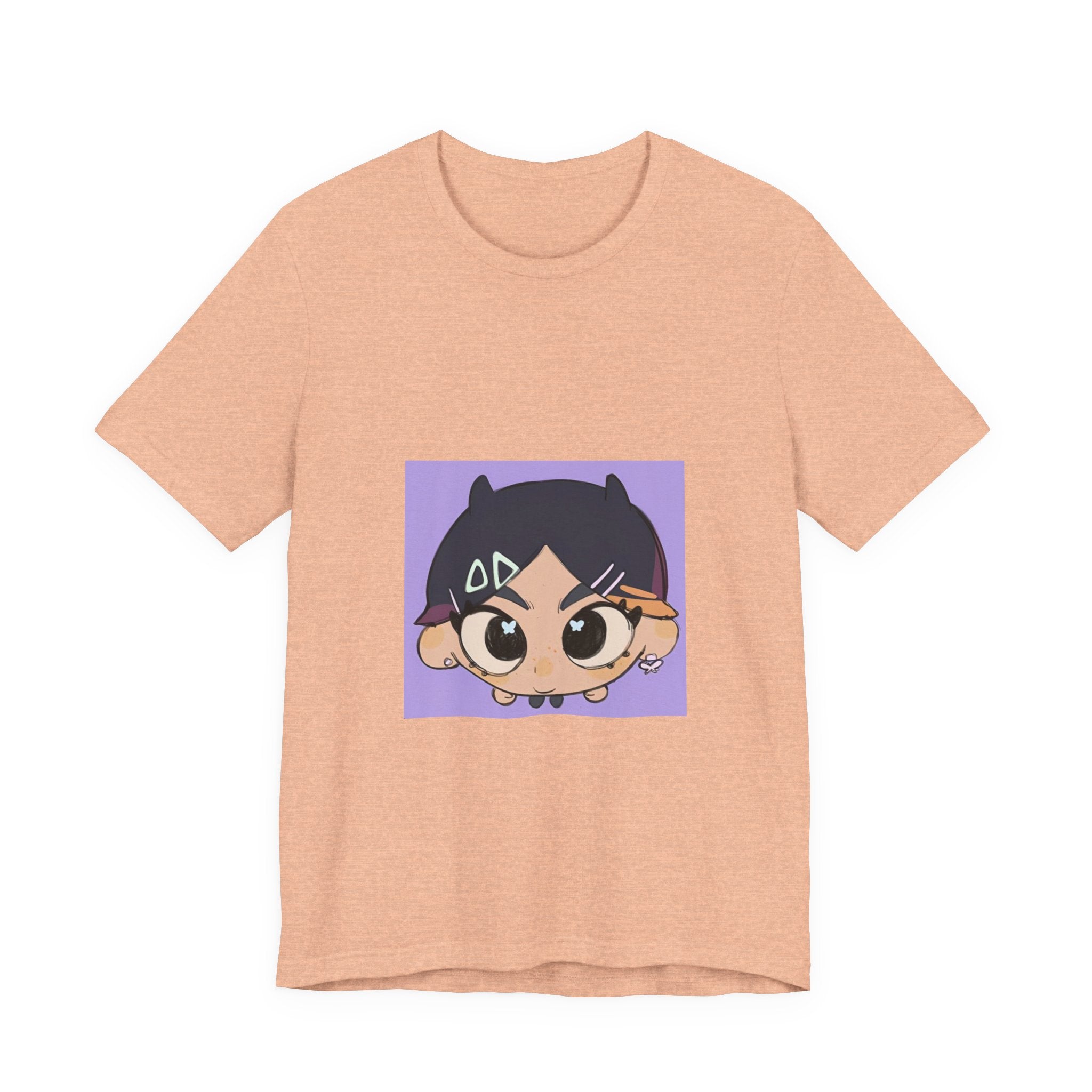 Anime Chibi Face T‑Shirt