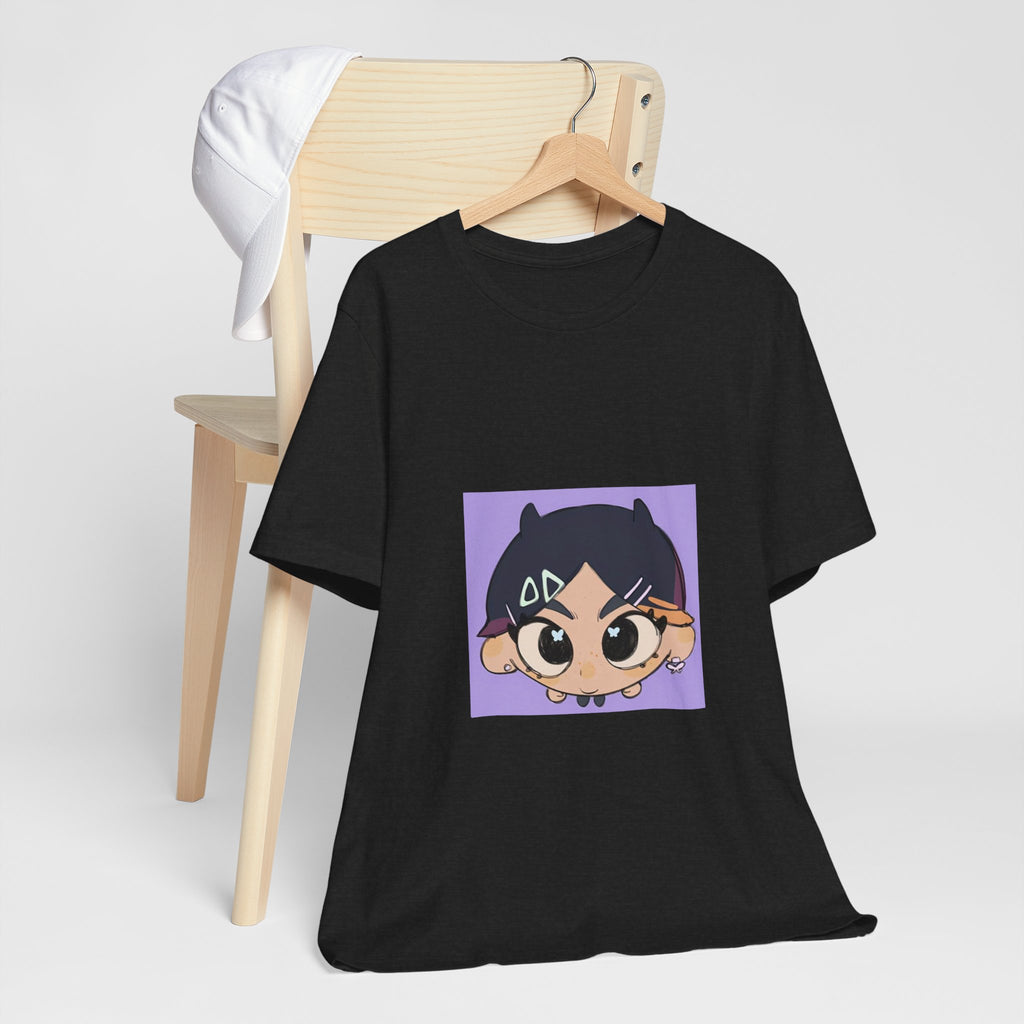 Anime Chibi Face T‑Shirt