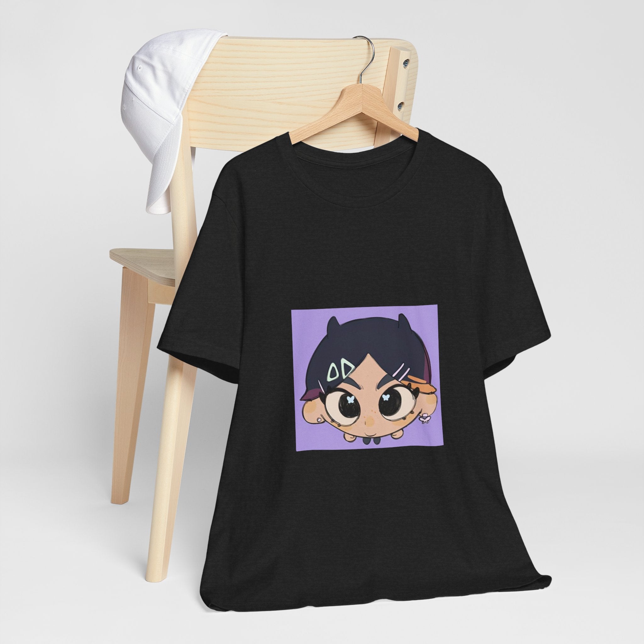Anime Chibi Face T‑Shirt