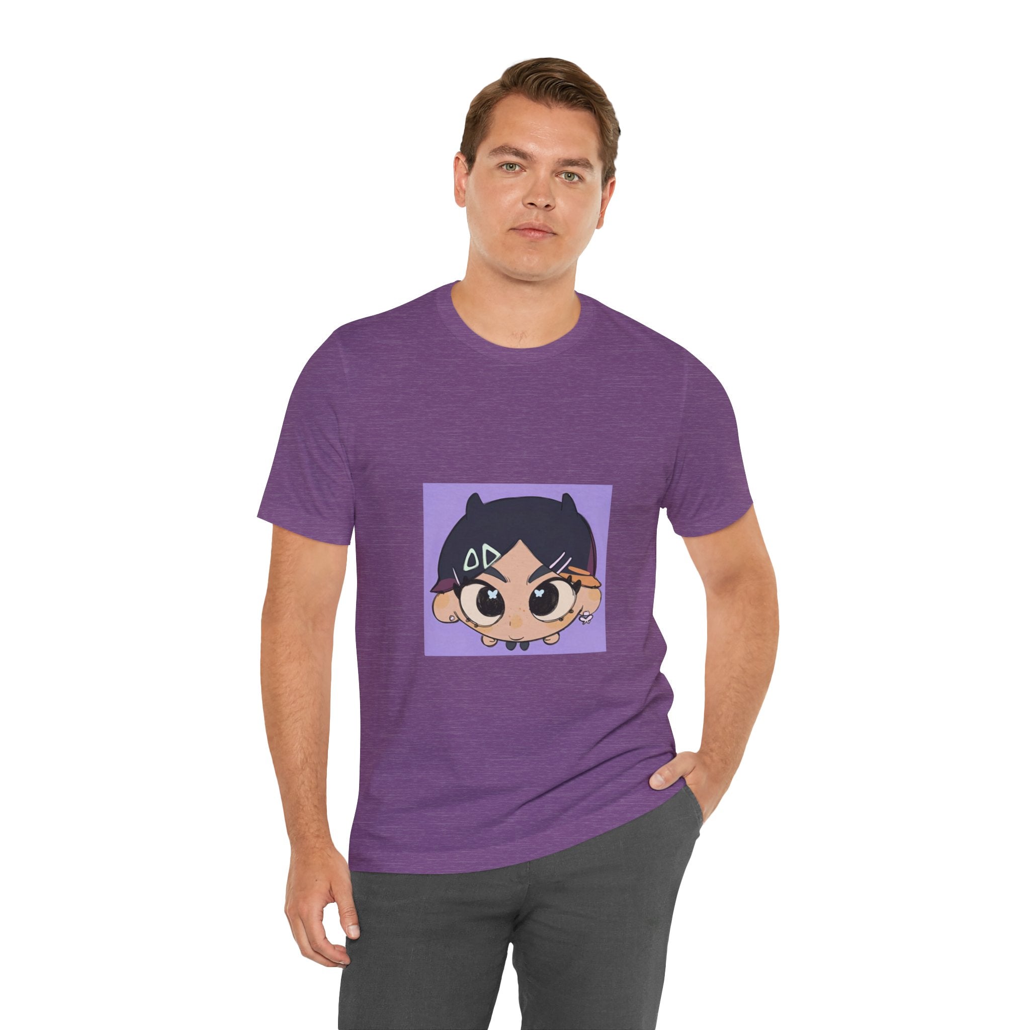 Anime Chibi Face T‑Shirt
