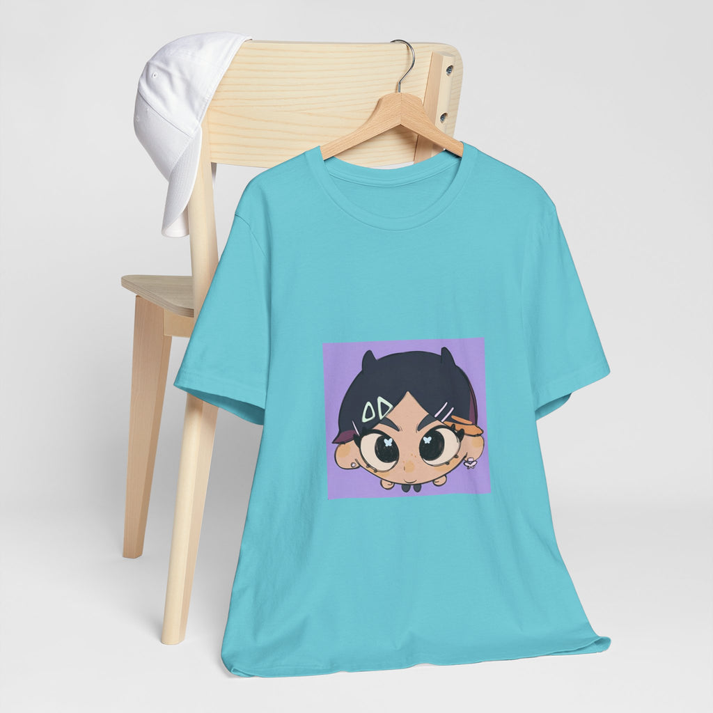 Anime Chibi Face T‑Shirt