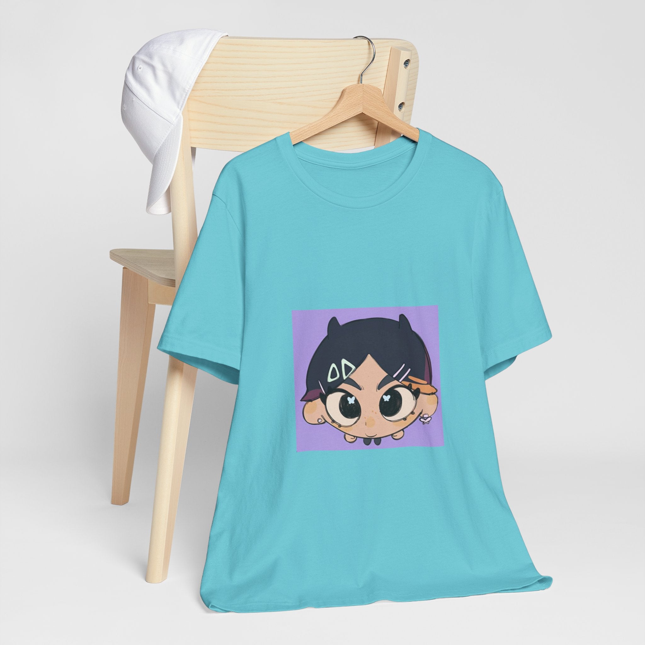Anime Chibi Face T‑Shirt