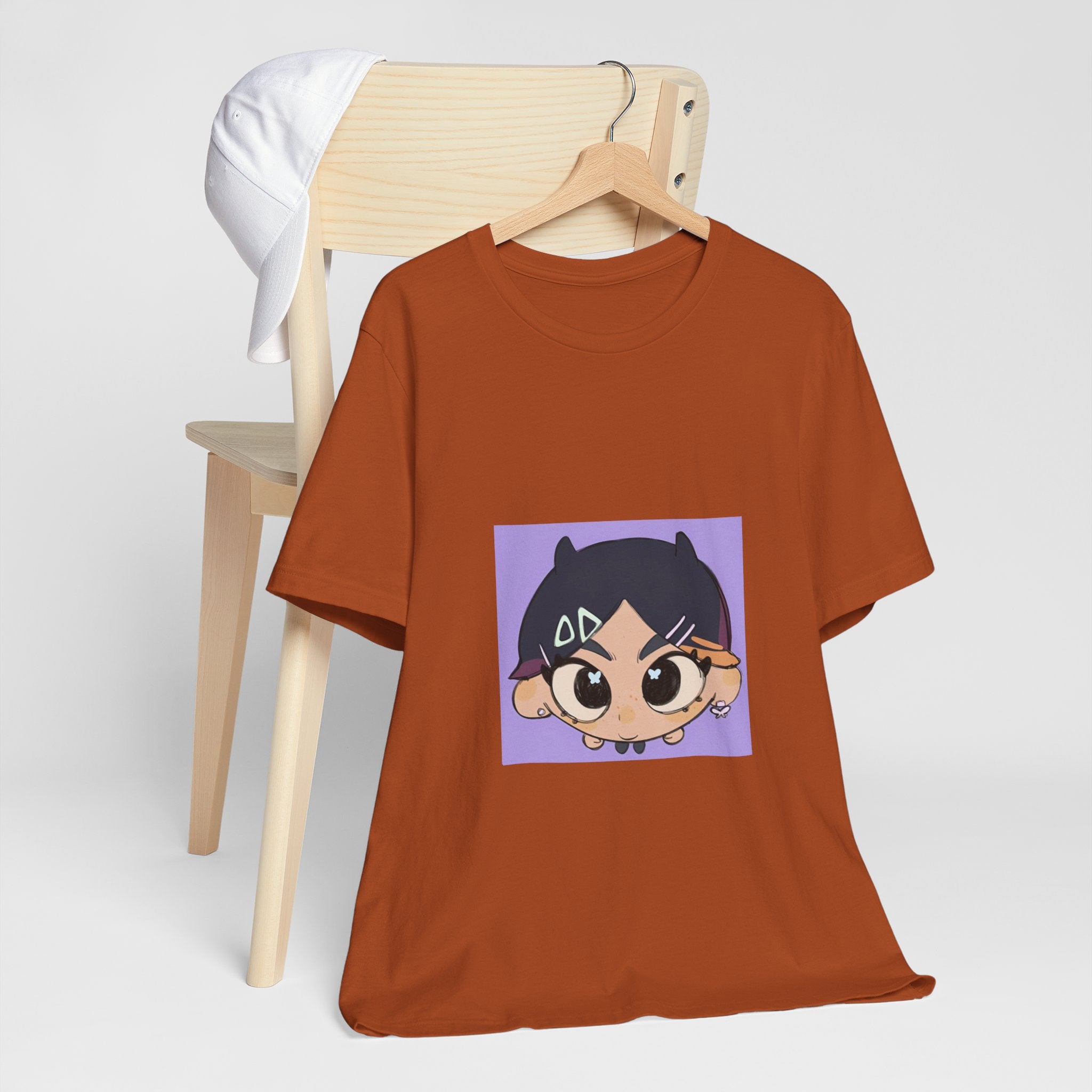 Anime Chibi Face T‑Shirt