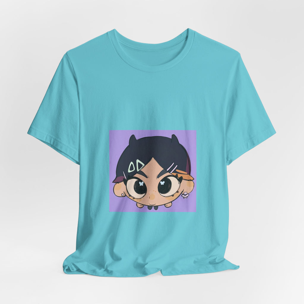 Anime Chibi Face T‑Shirt