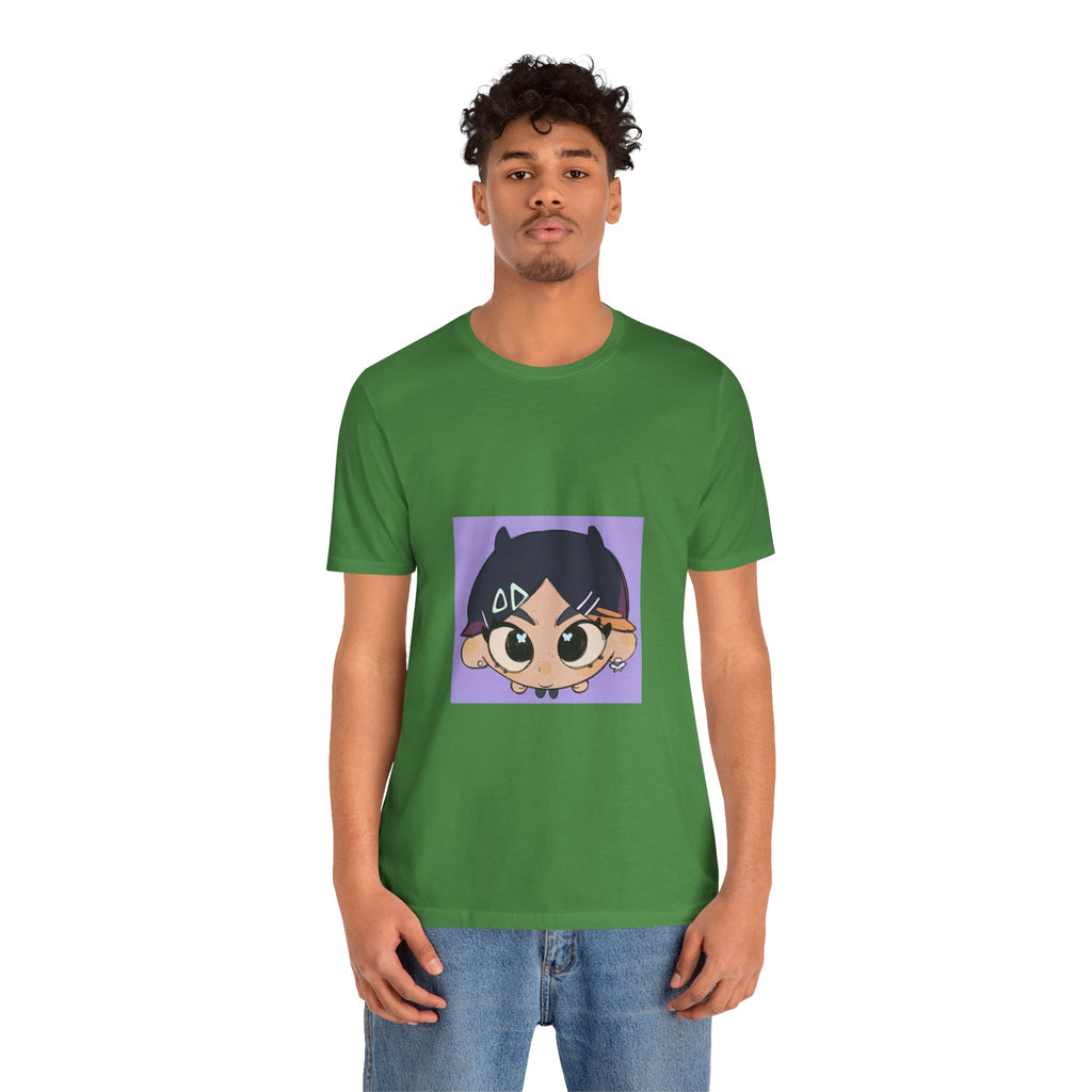 Anime Chibi Face T‑Shirt