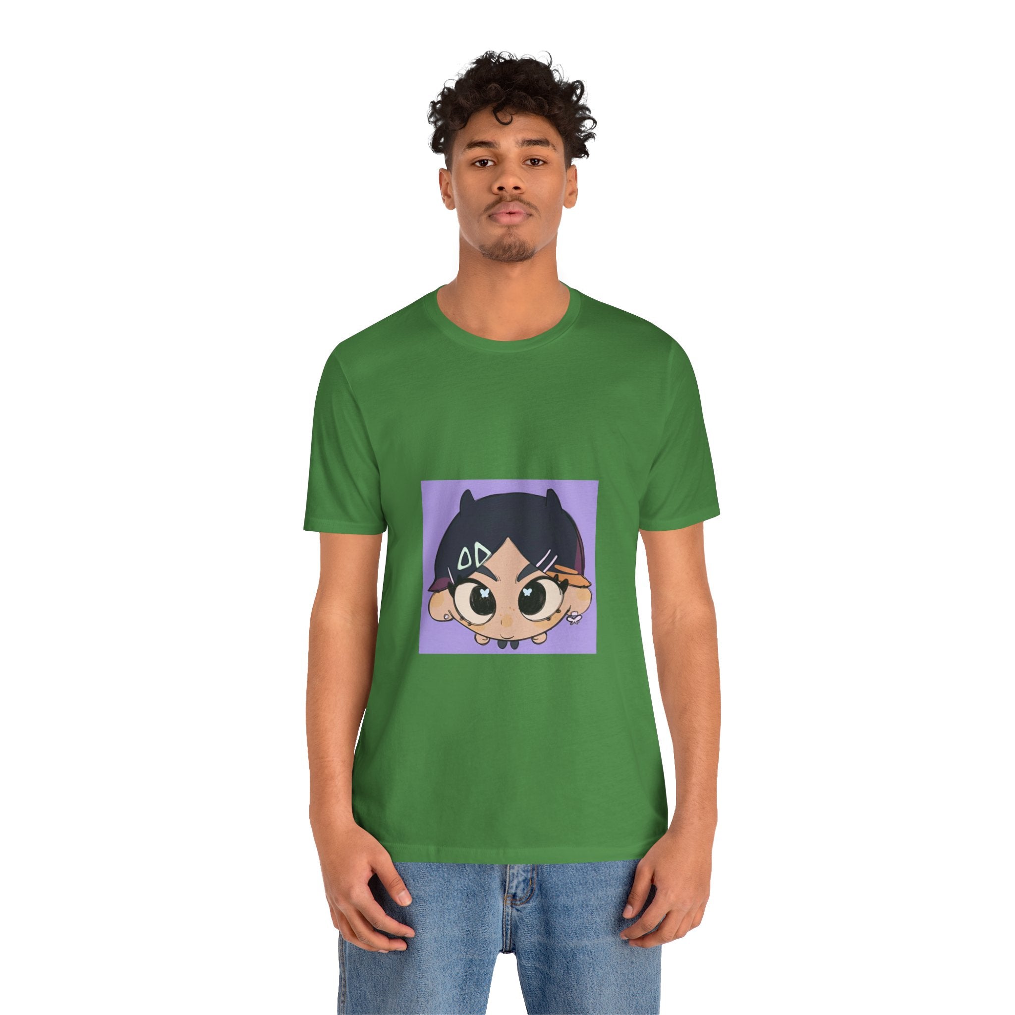 Anime Chibi Face T‑Shirt