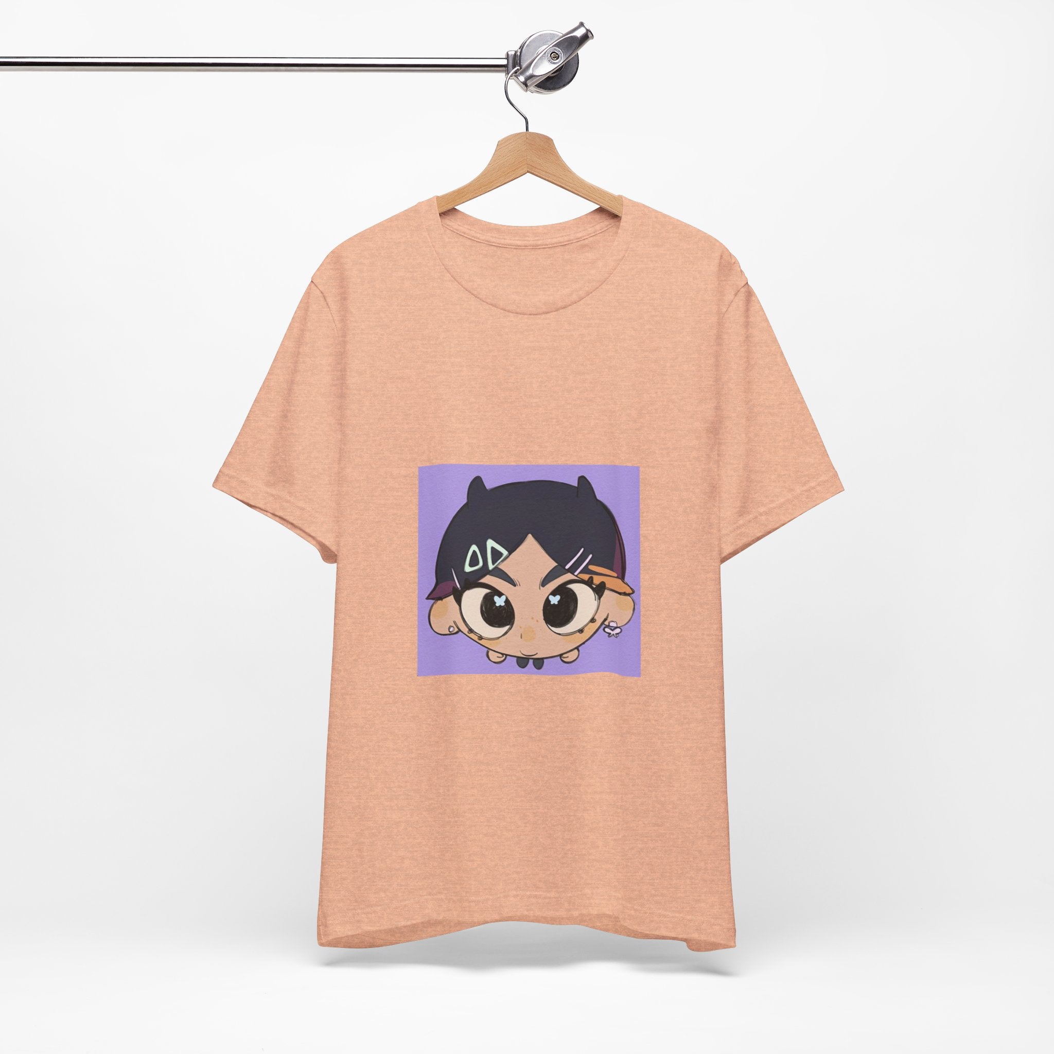 Anime Chibi Face T‑Shirt