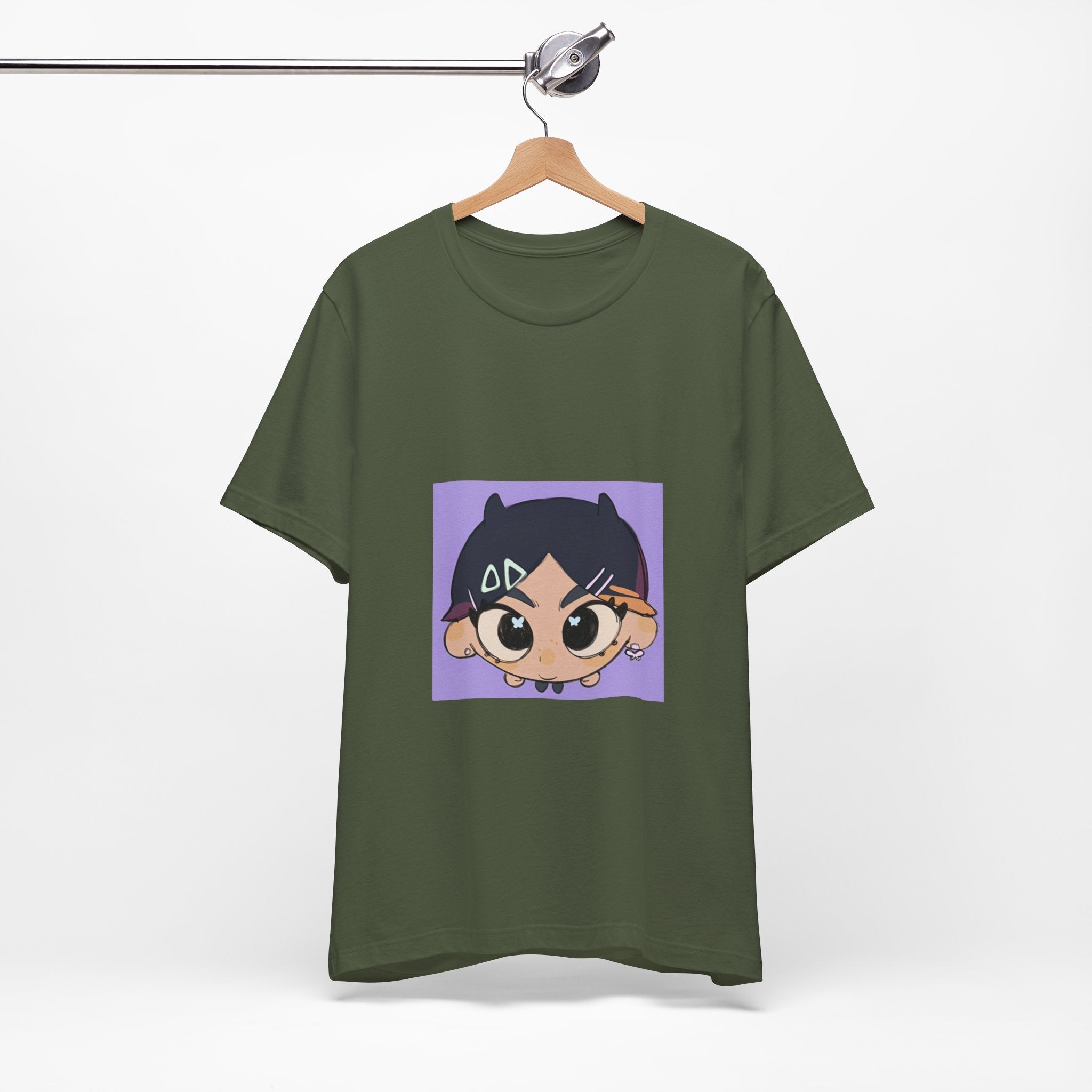 Anime Chibi Face T‑Shirt