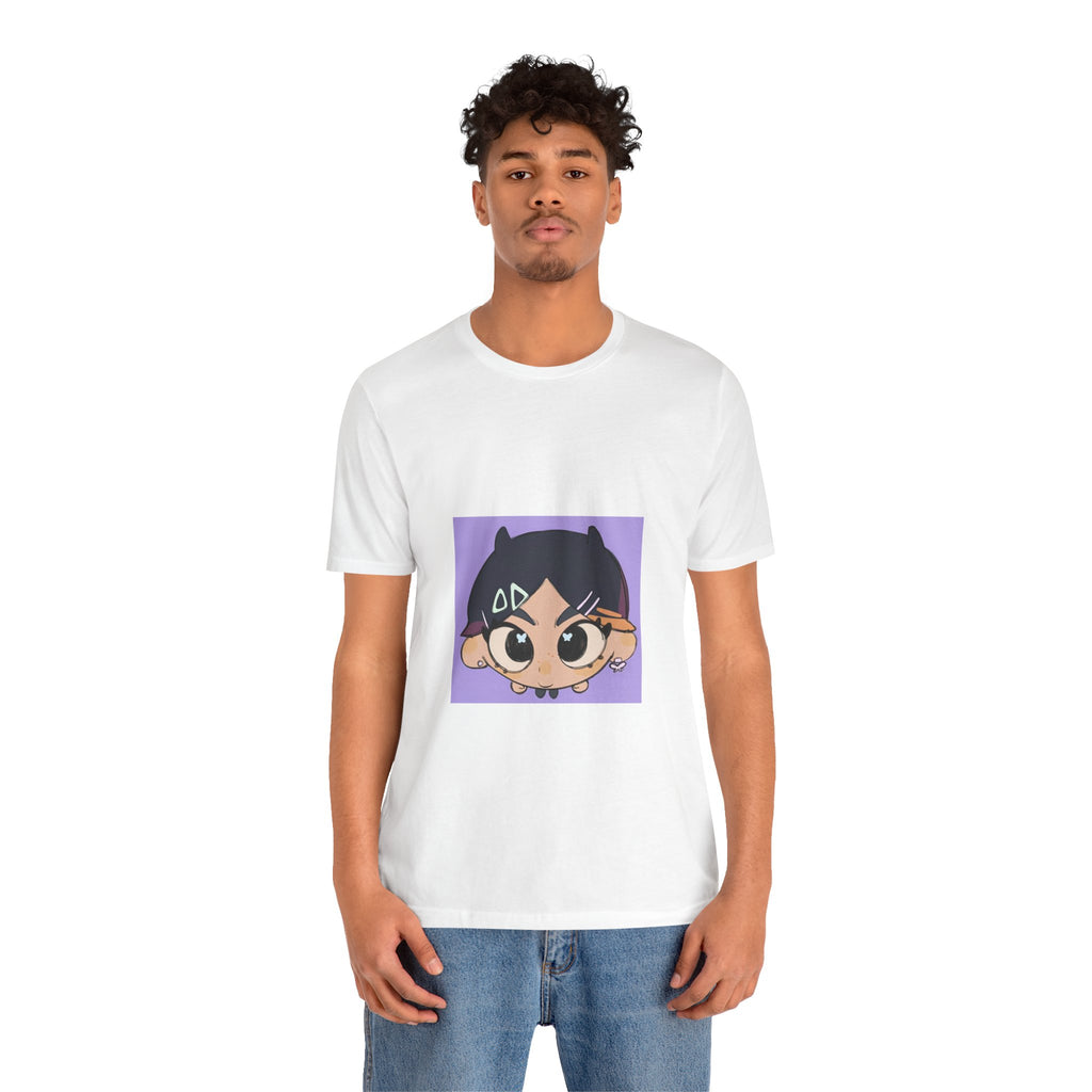 Anime Chibi Face T‑Shirt