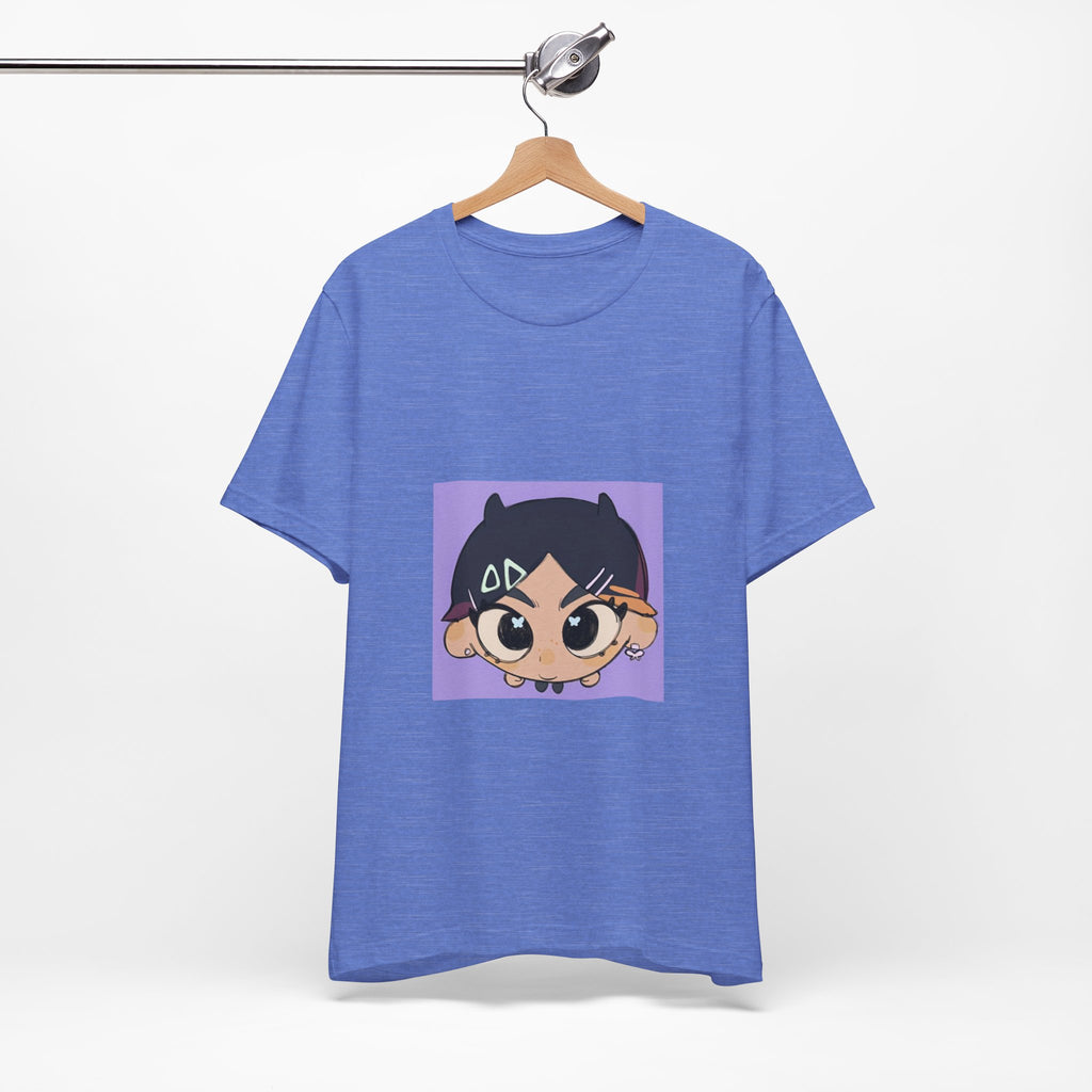 Anime Chibi Face T‑Shirt