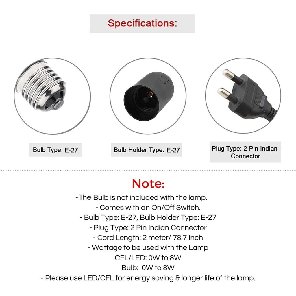 Wooden Pyramid Table Lamp