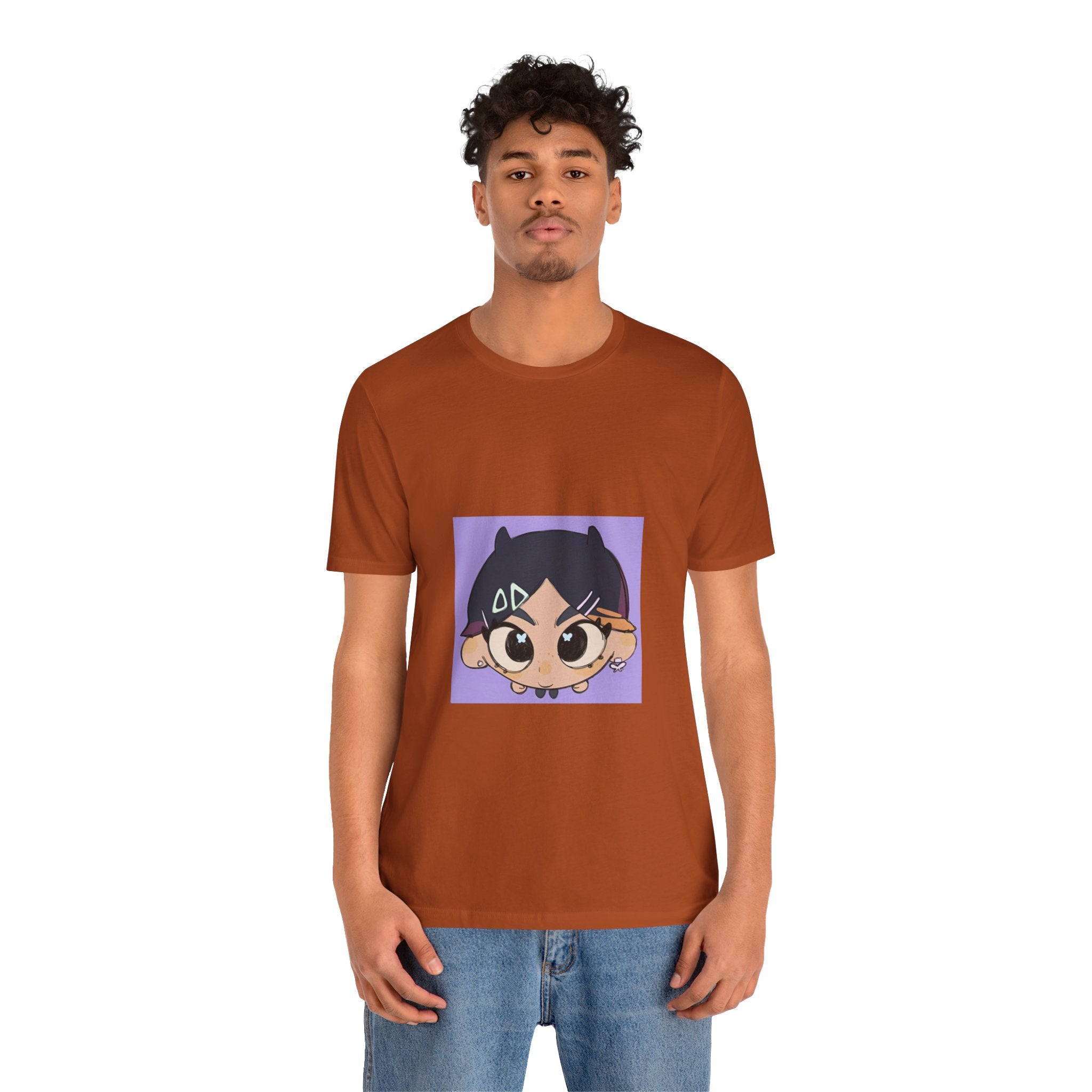 Anime Chibi Face T‑Shirt