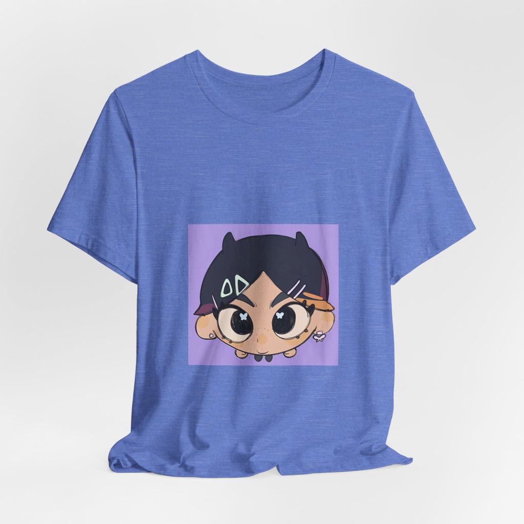 Anime Chibi Face T‑Shirt