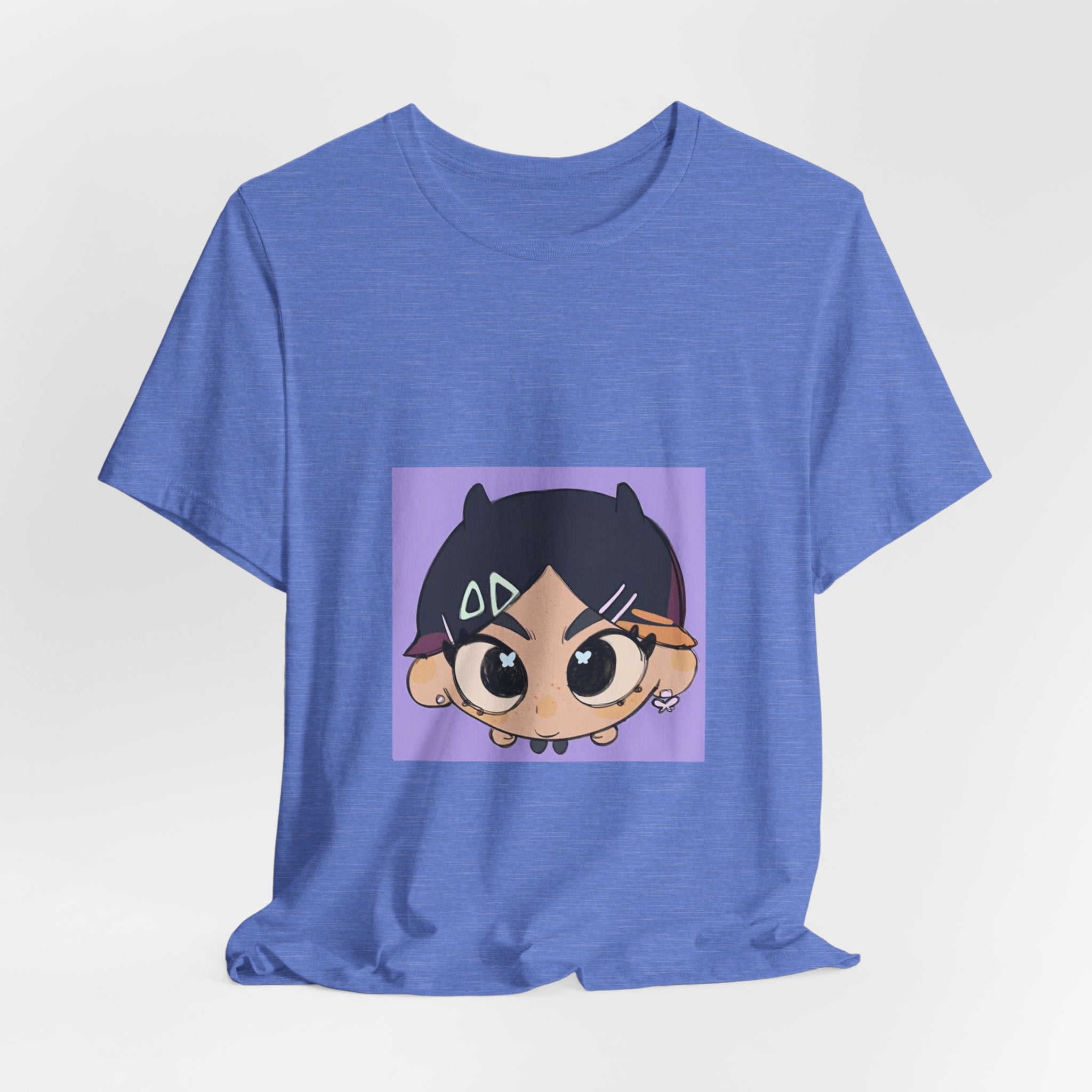 Anime Chibi Face T‑Shirt