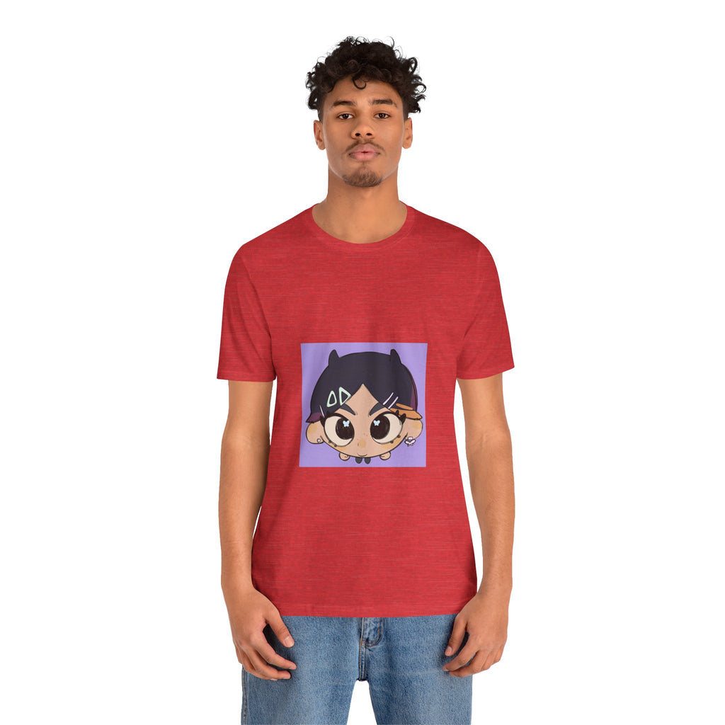 Anime Chibi Face T‑Shirt