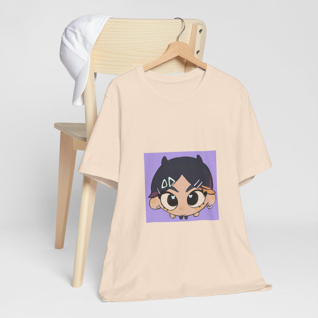 Anime Chibi Face T‑Shirt