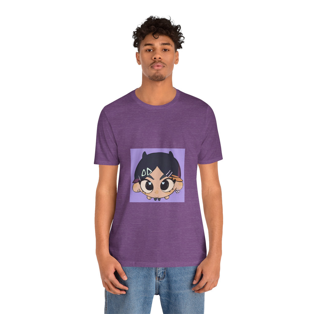 Anime Chibi Face T‑Shirt