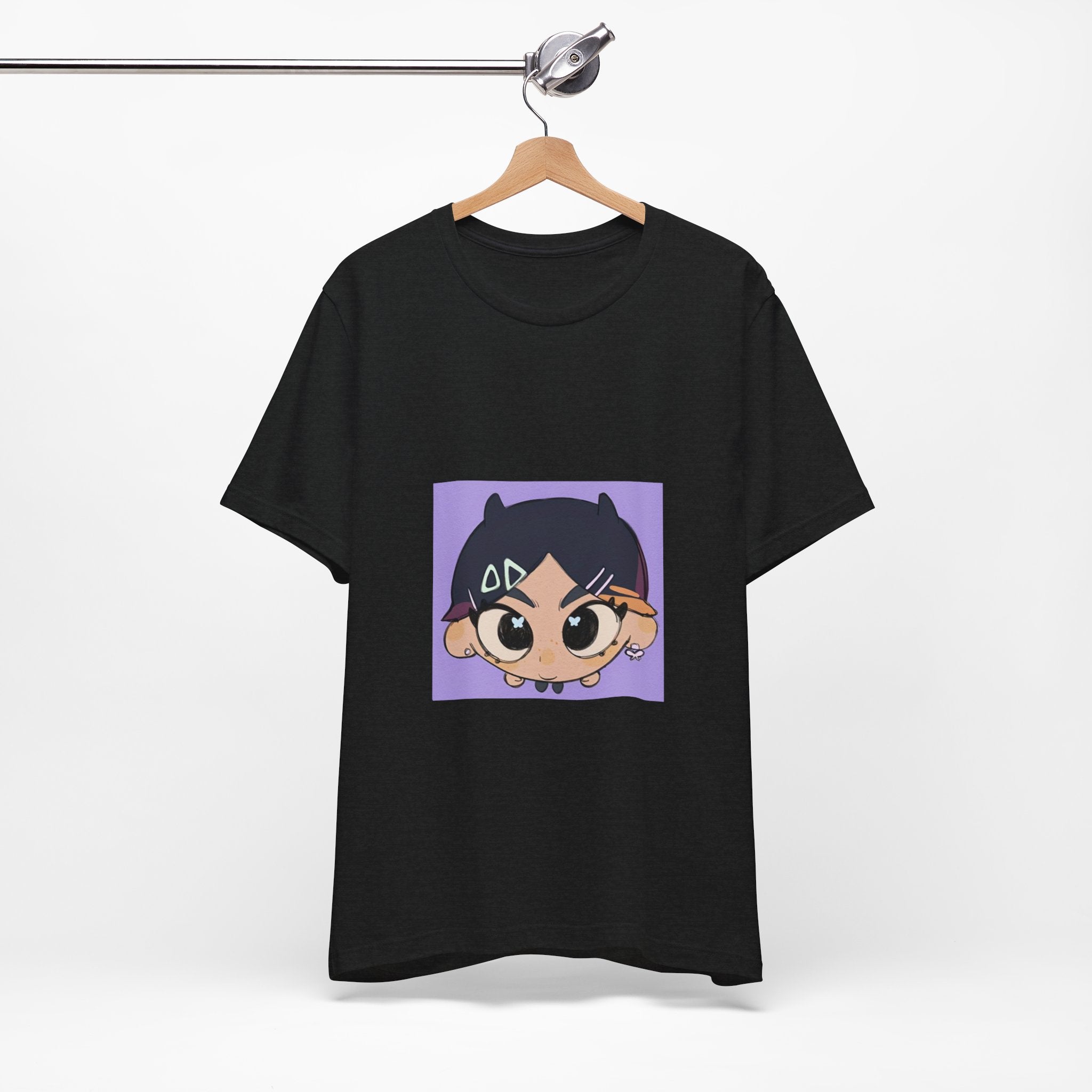 Anime Chibi Face T‑Shirt